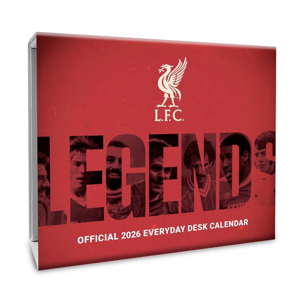 2026 Liverpool FC - Daily Boxed Page-A-Day Calendar