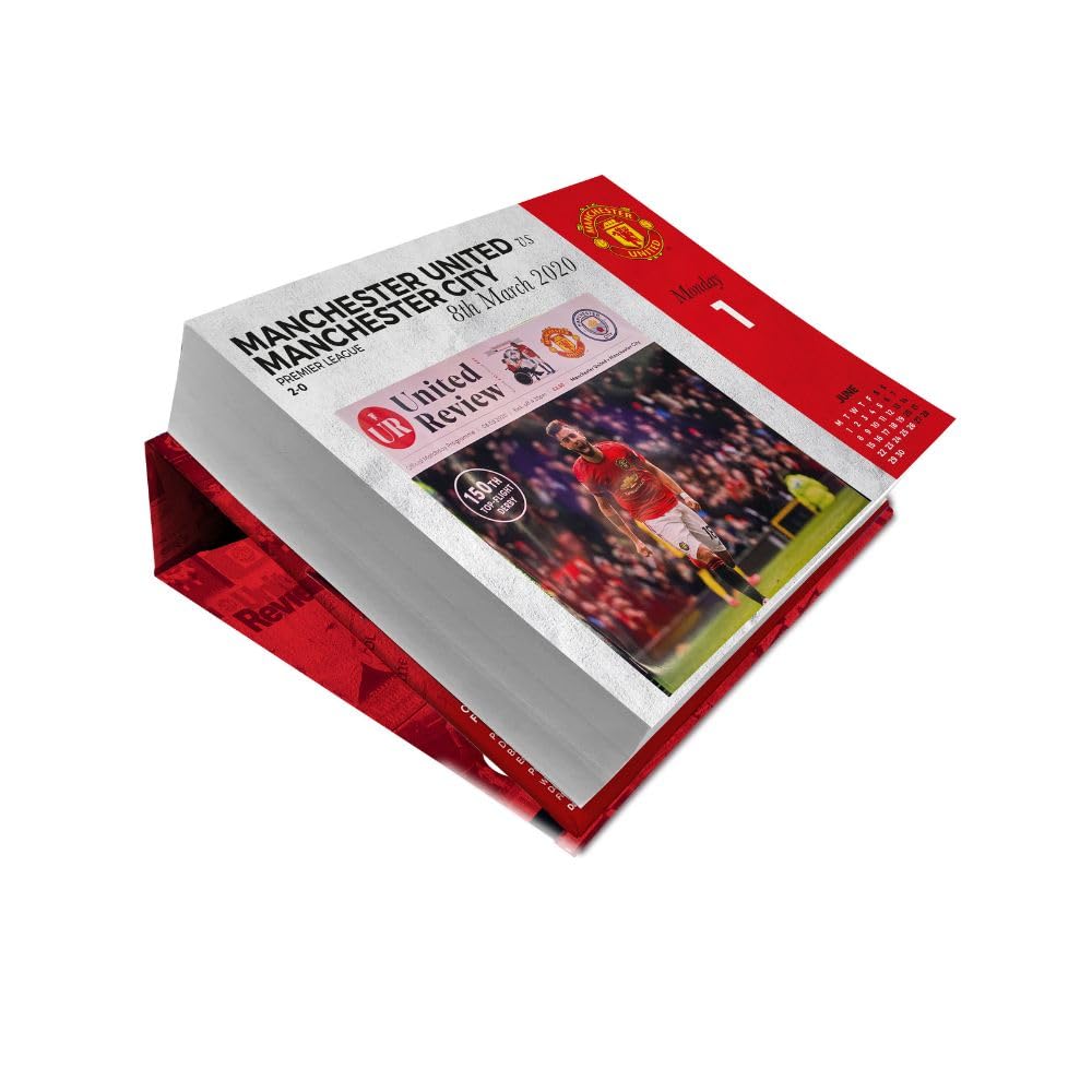 2026 Manchester United - Daily Boxed Page-A-Day Calendar