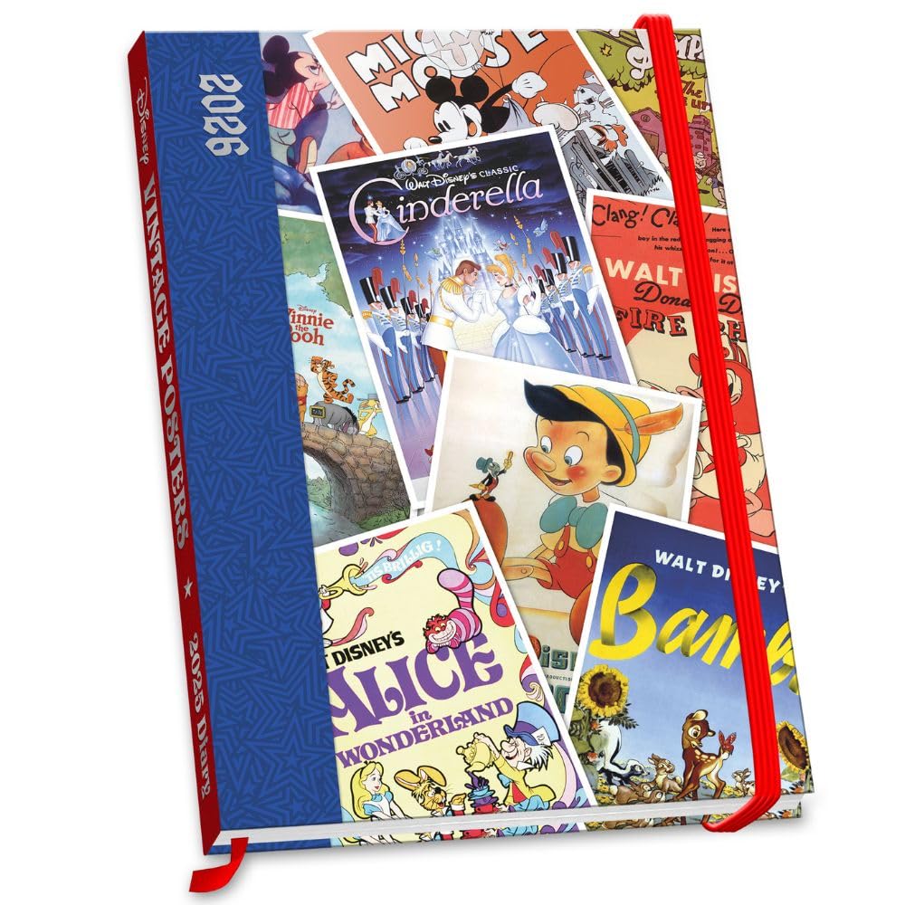2026 Disney Vintage Posters - Weekly Diary/Planner