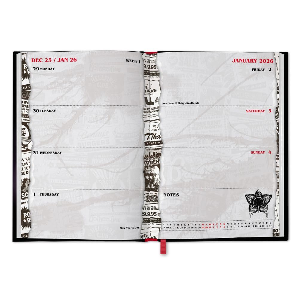 2026 Stranger Things - Weekly Diary/Planner