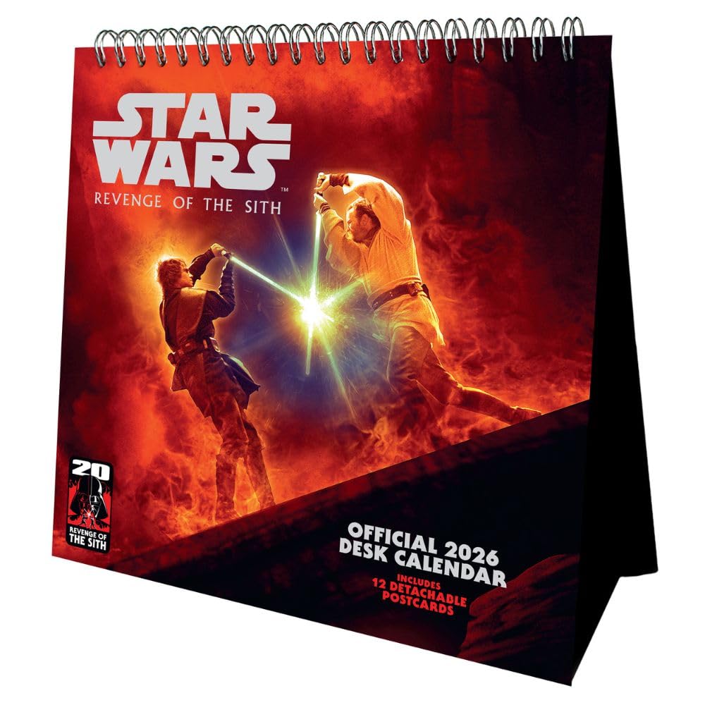 2026 Star Wars Classic - Post Card - Desk Easel Calendar