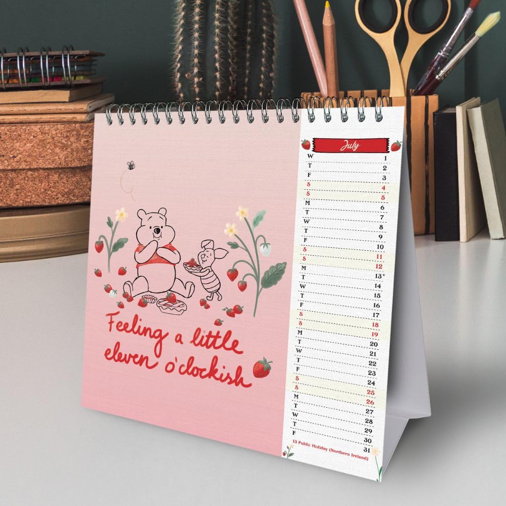 2026 Winnie The Pooh - Desk Easel Calendar