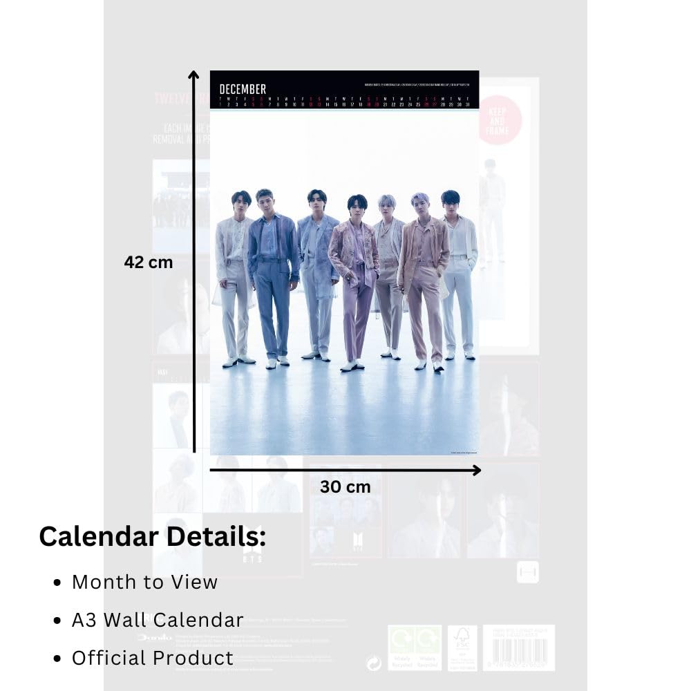 2026 Bts - A3 Deluxe Wall Calendar