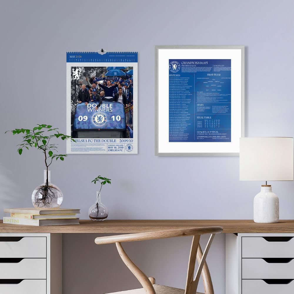 2026 Chelsea FC - A3 Deluxe Wall Calendar