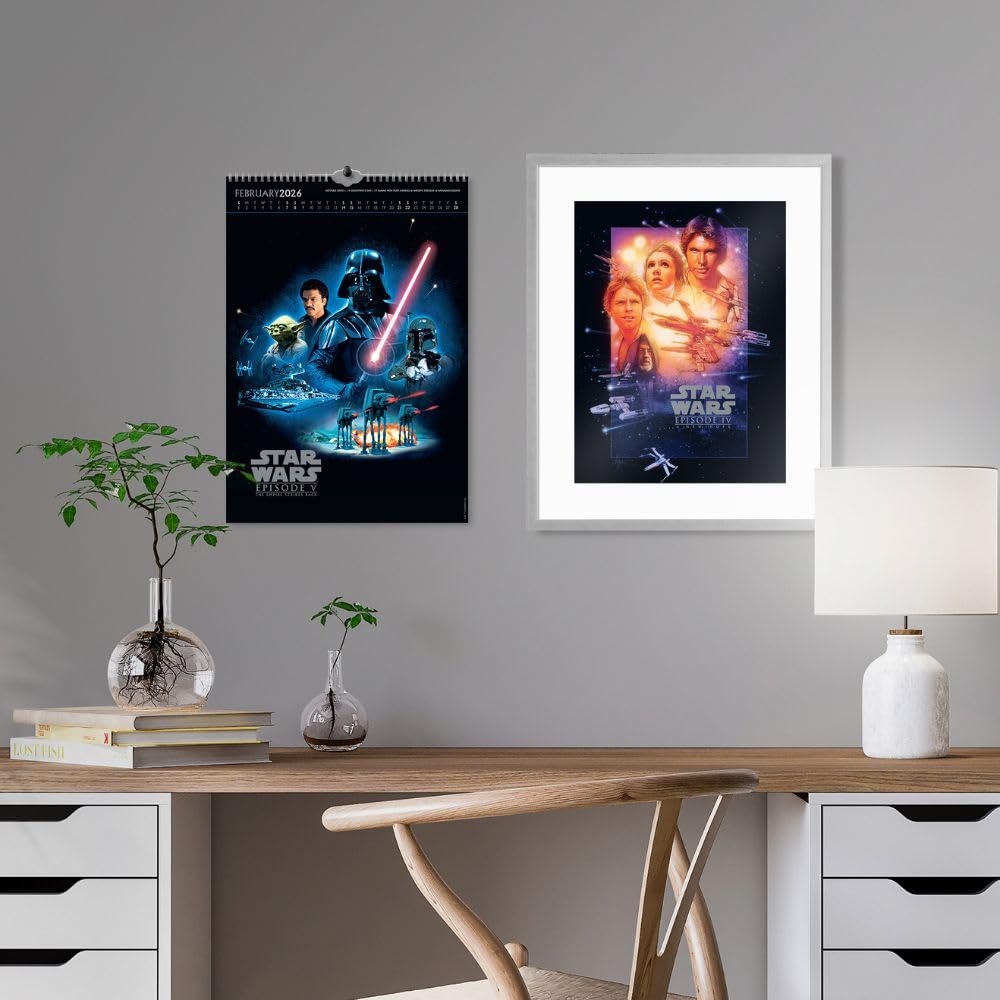 2026 Star Wars Classic - A3 Deluxe Wall Calendar