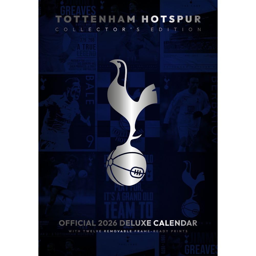 2026 Tottenham Hotspur FC - A3 Deluxe Wall Calendar
