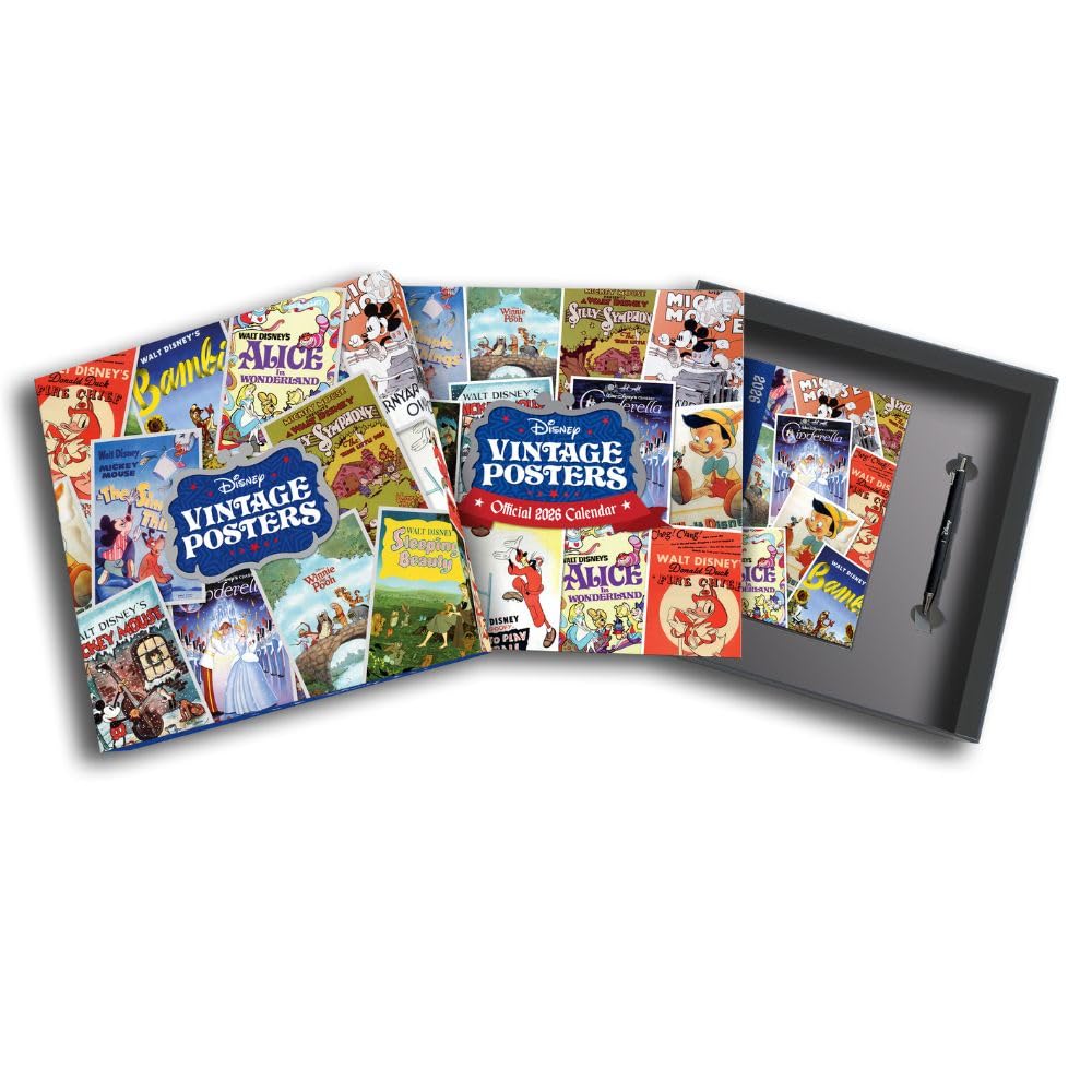 2026 Disney Vintage Posters - Gift Box Set