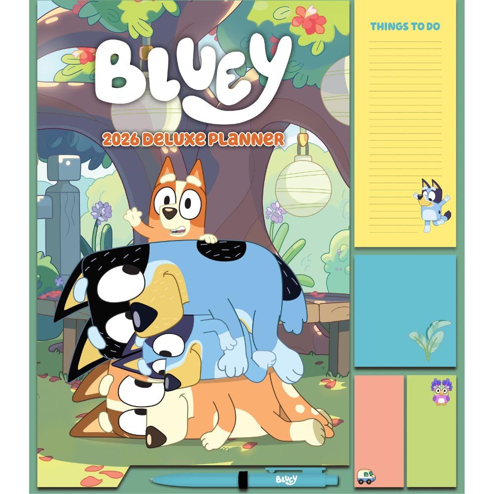 2026 Bluey - Deluxe Wall Calendar