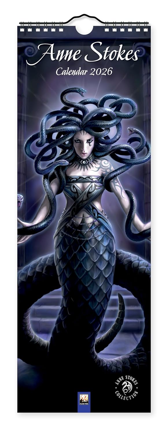 2026 Anne Stokes - Slim Wall Calendar