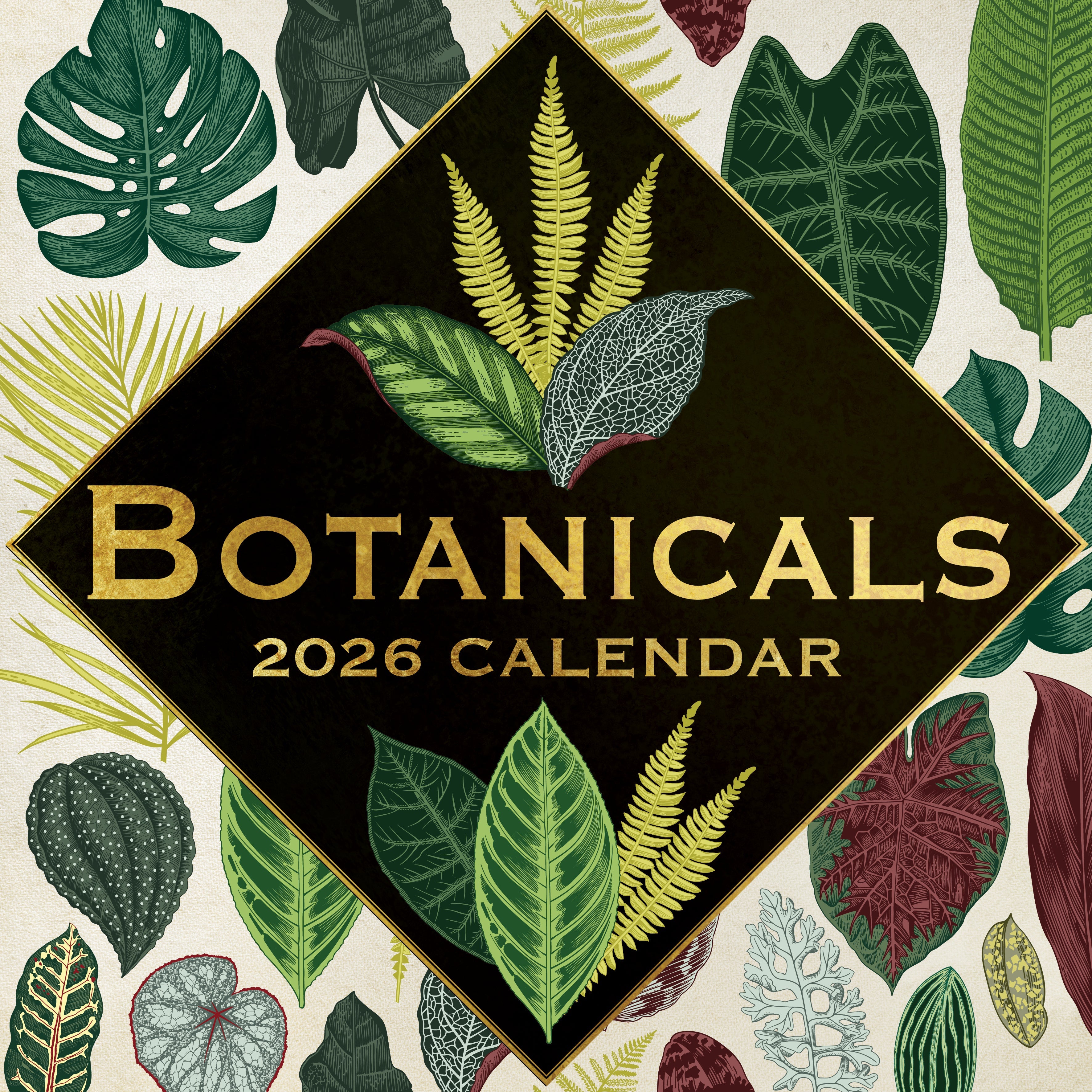 2026 Botanicals - Square Wall Calendar