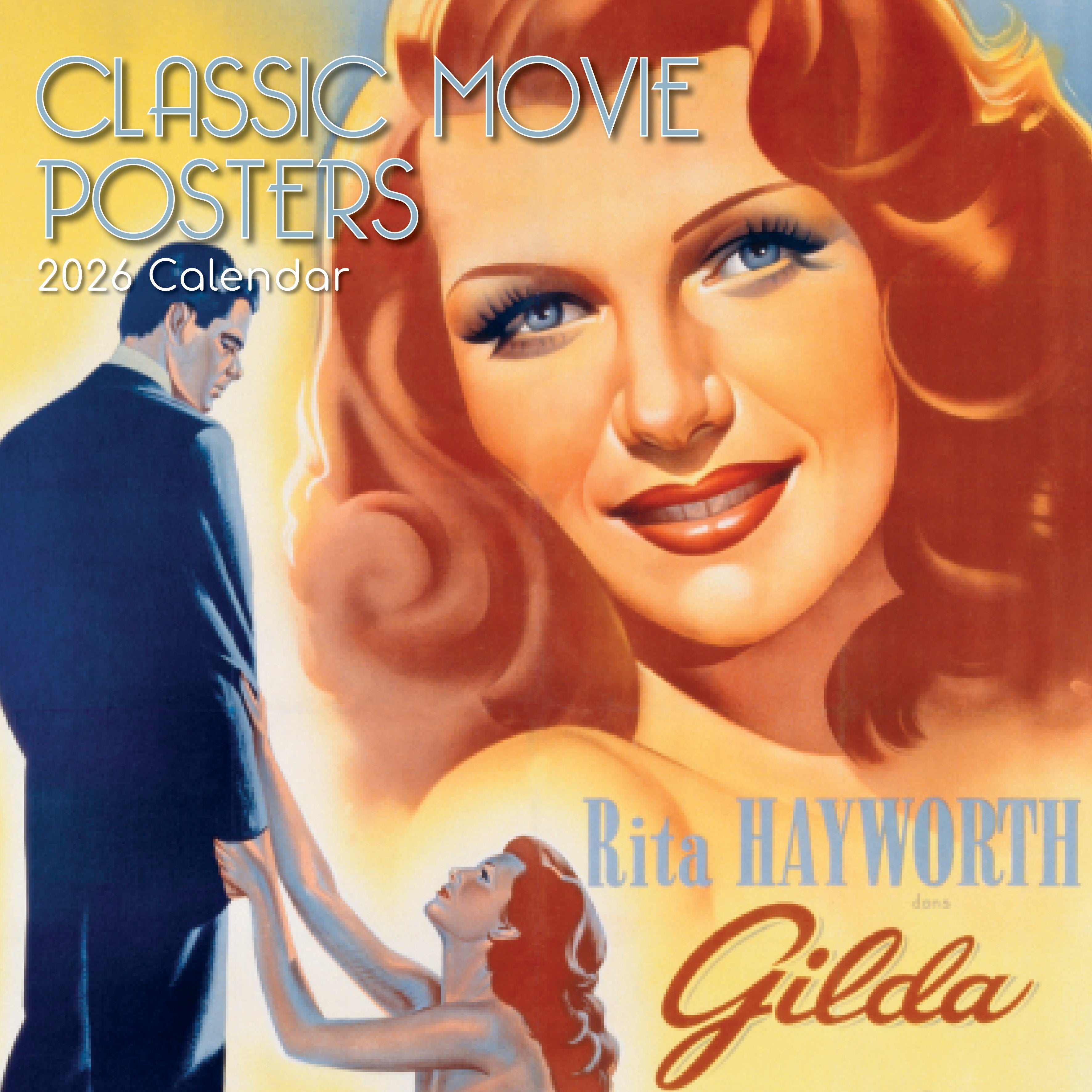 2026 Classic Movie Posters - Square Wall Calendar