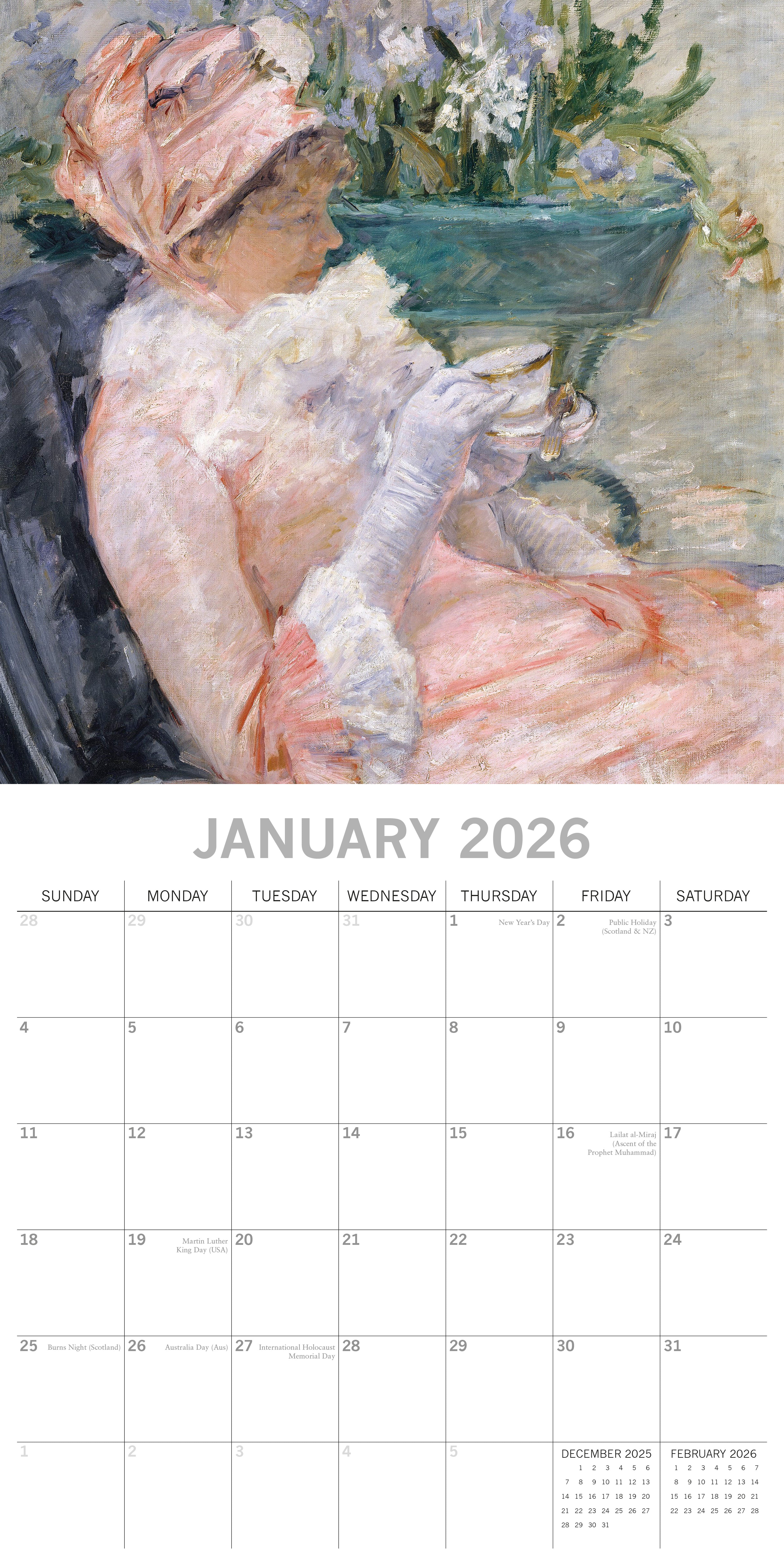 2026 Impressionists - Square Wall Calendar