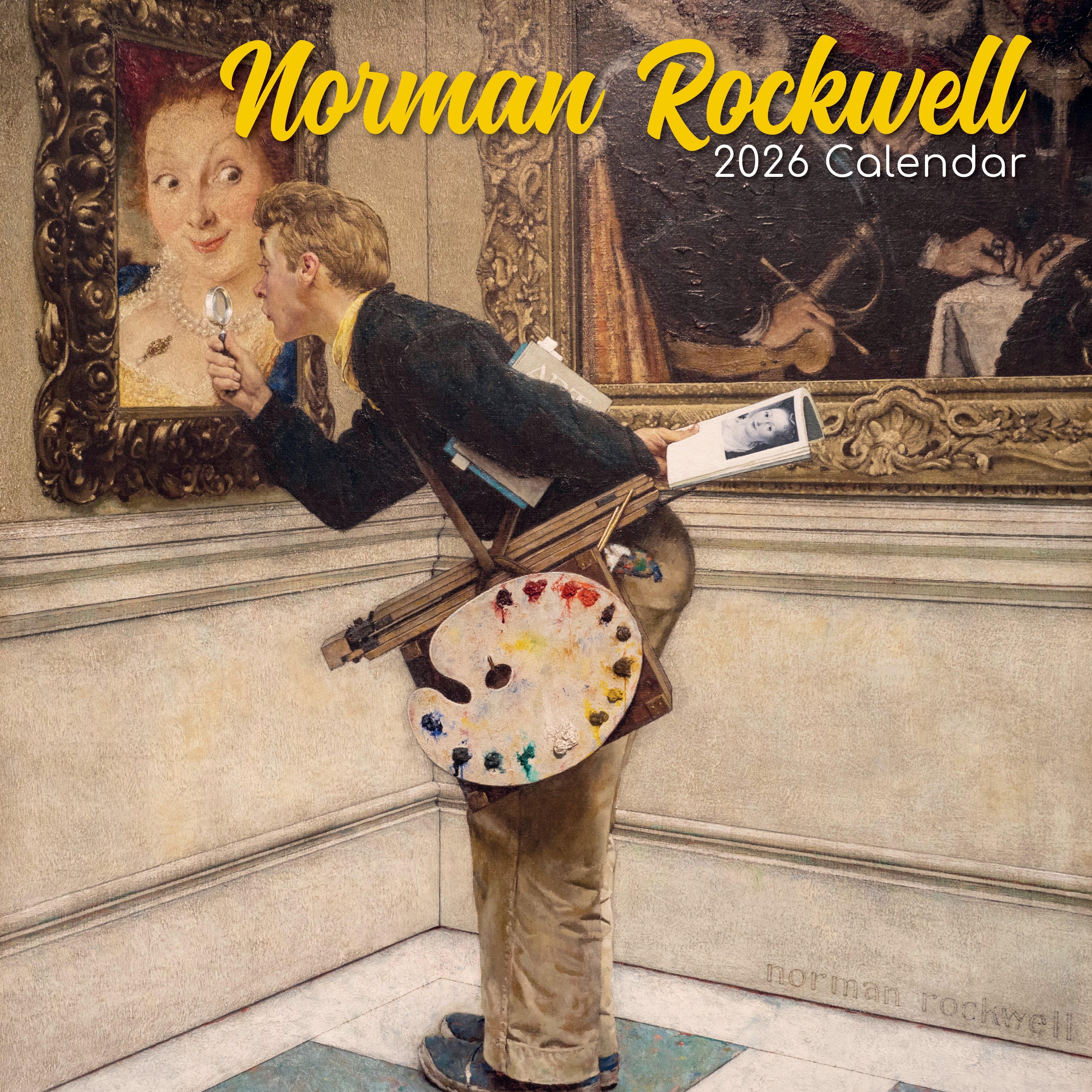 2026 Norman Rockwell - Square Wall Calendar