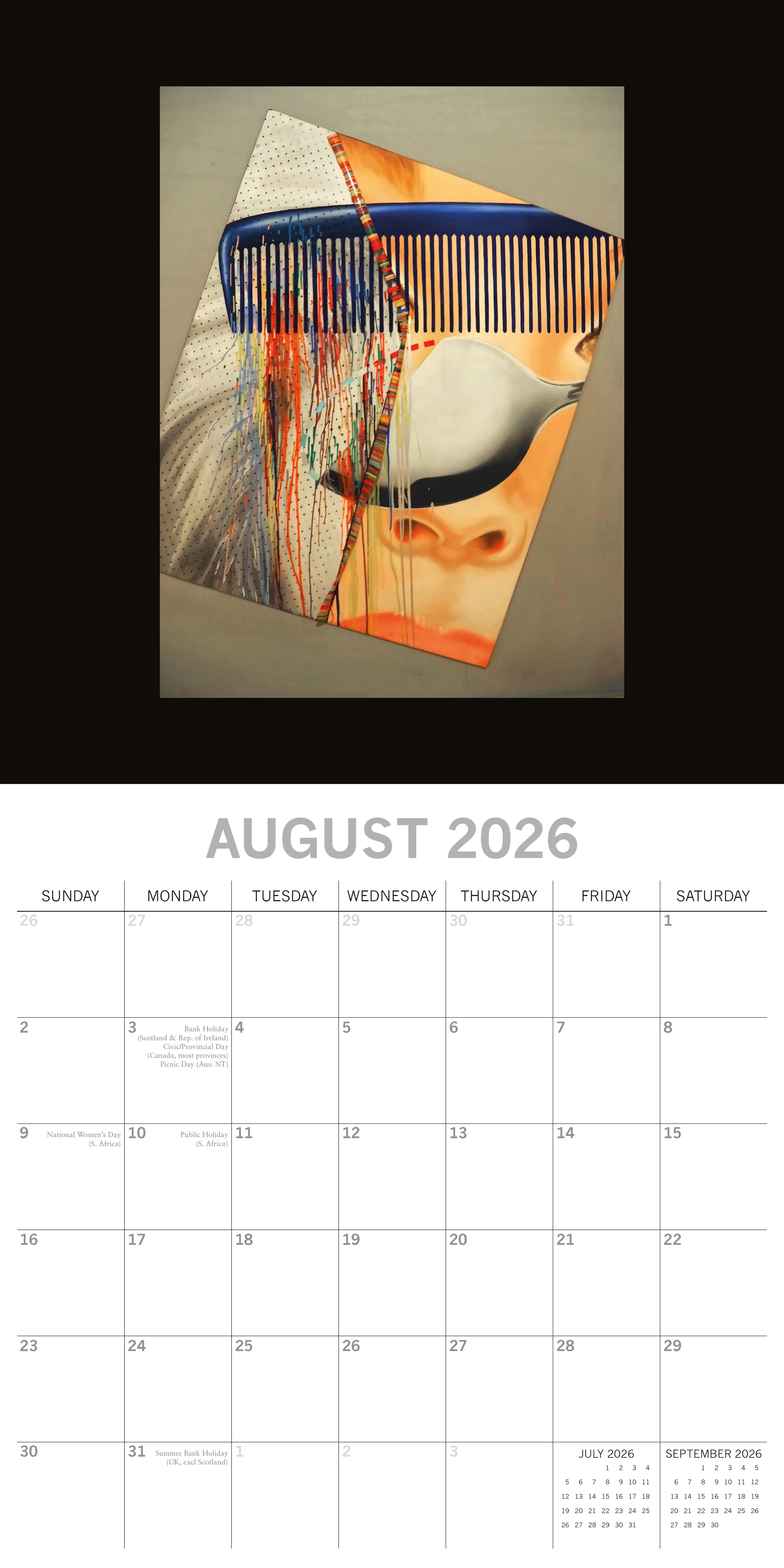 2026 Pop Art - Square Wall Calendar