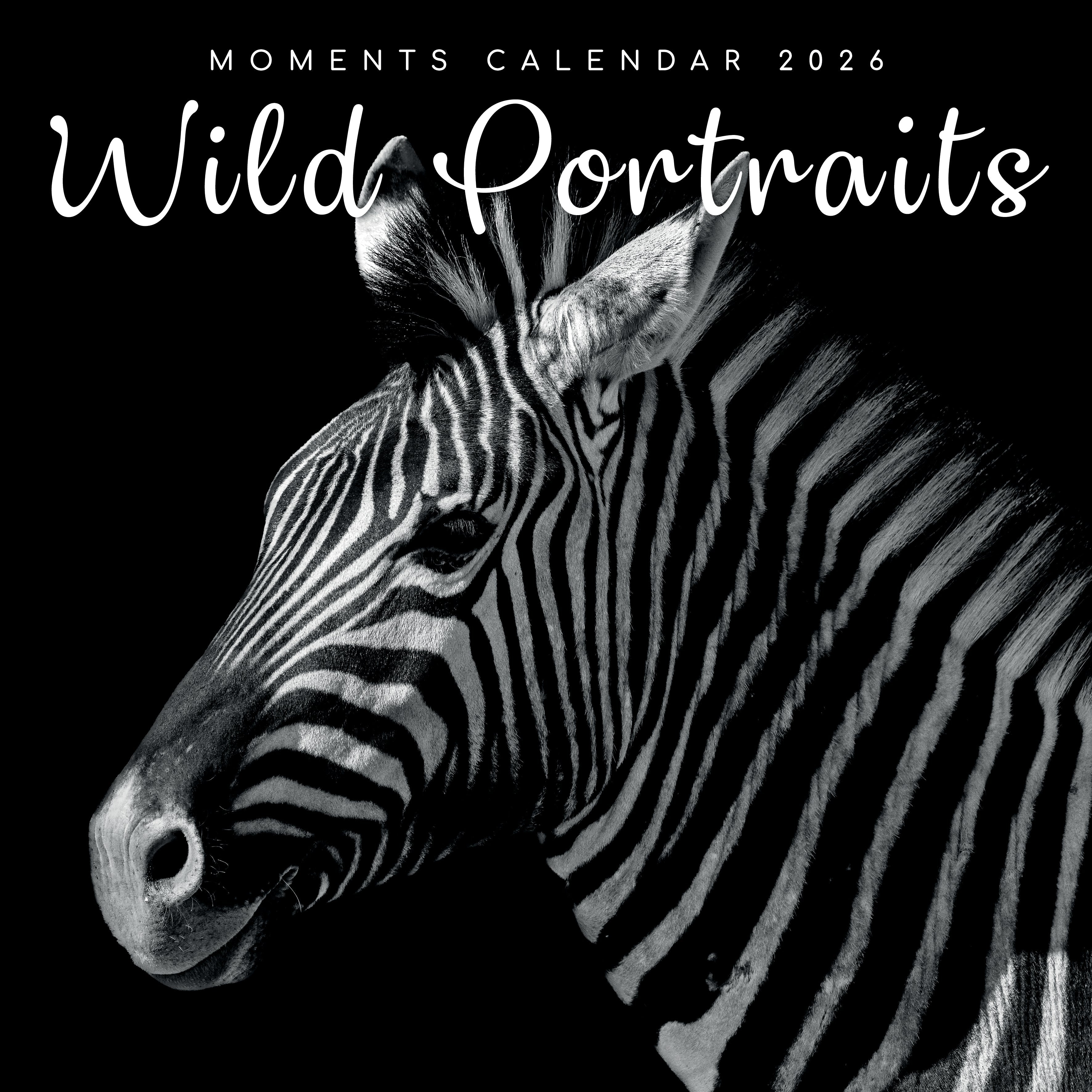 2026 Wild Portraits - Square Wall Calendar