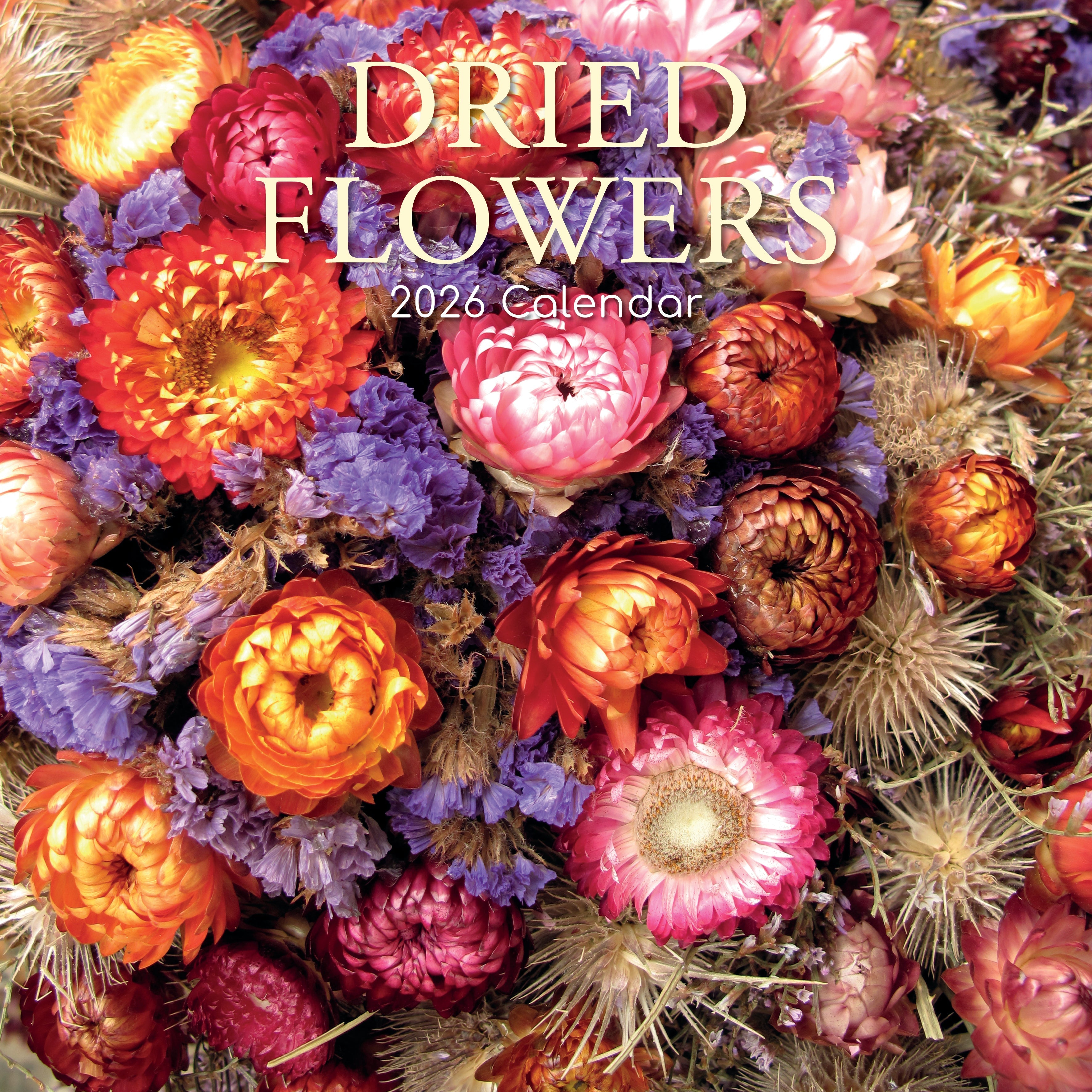 2026 Dried Flowers - Square Wall Calendar