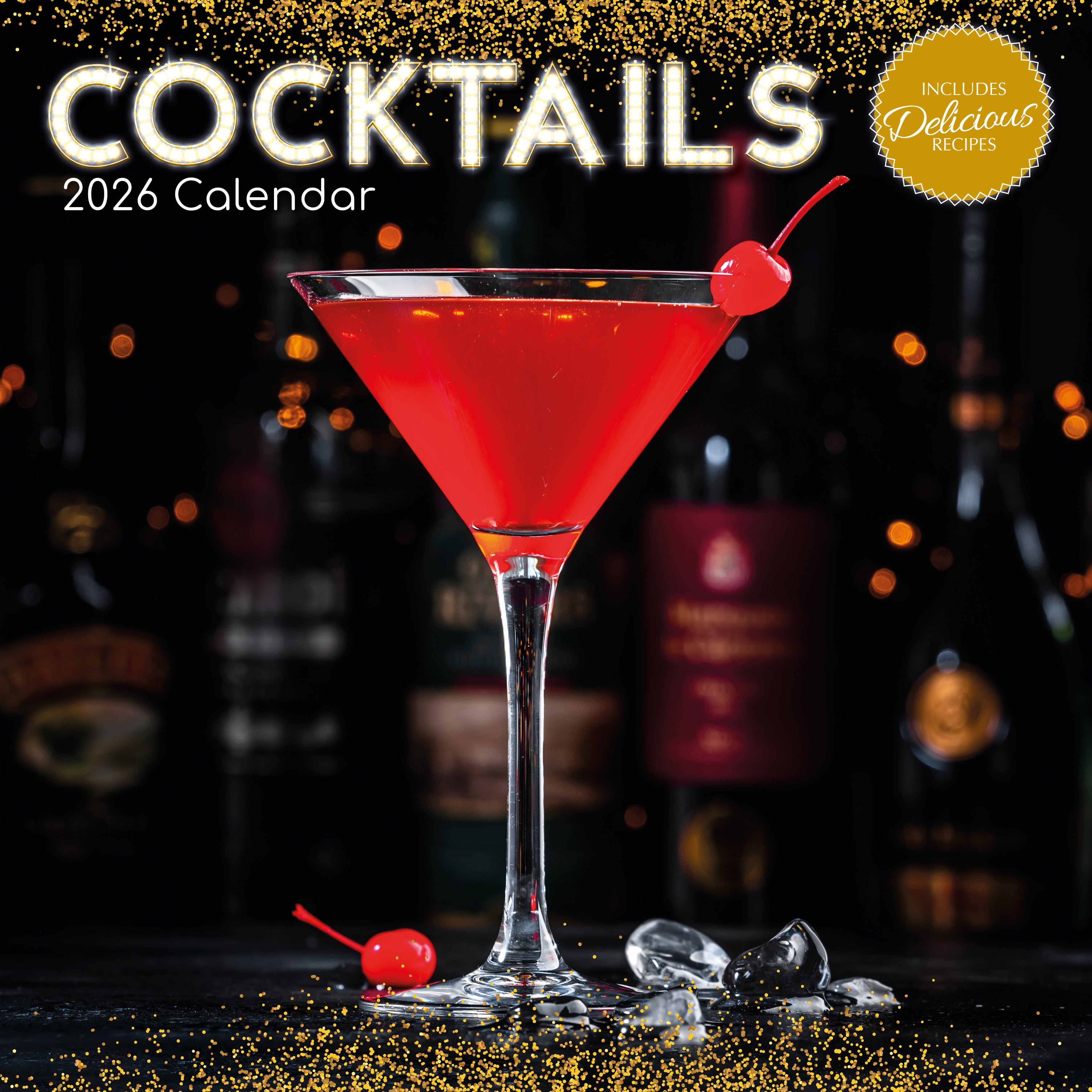 2026 Cocktails - Square Wall Calendar