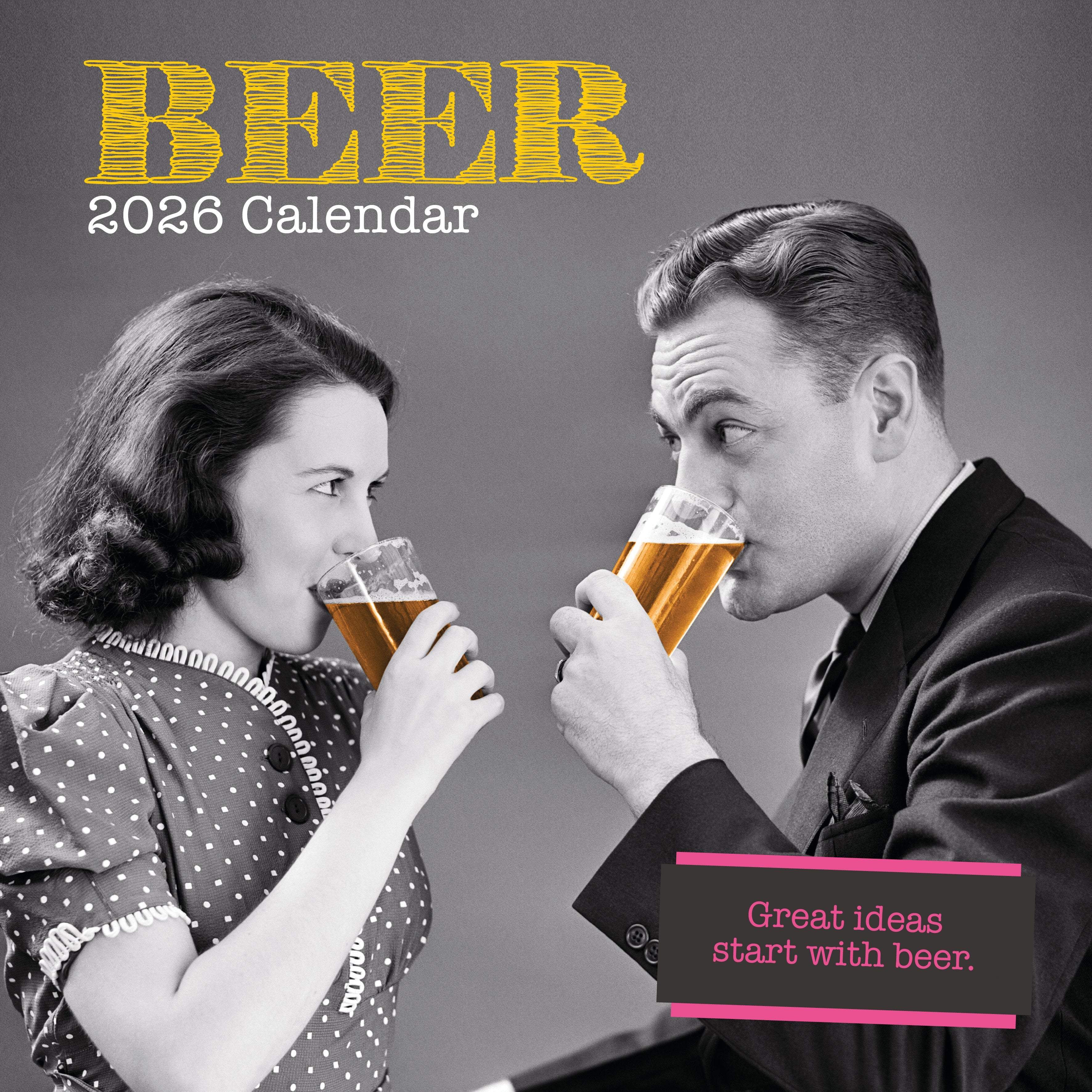 2026 Beer - Square Wall Calendar