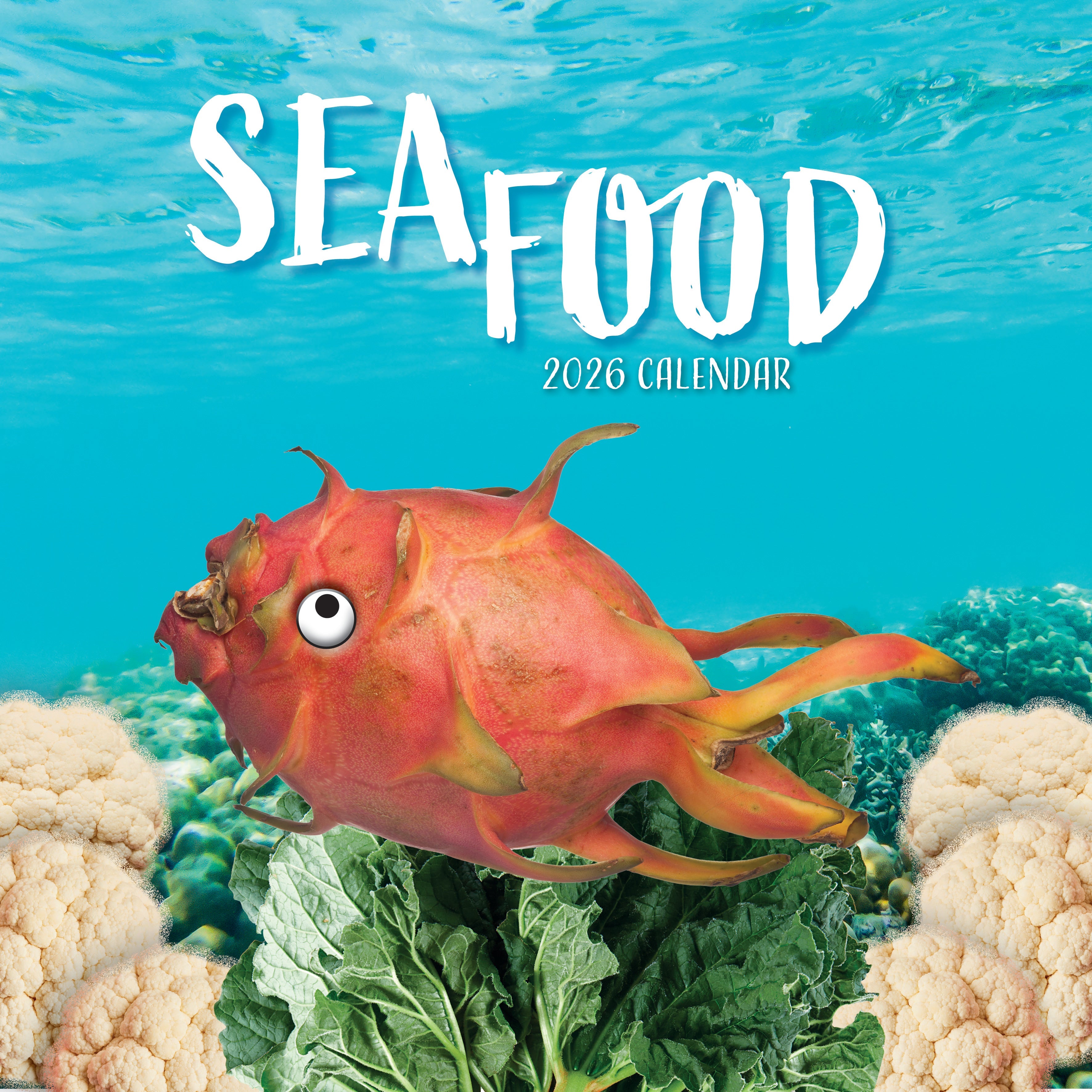 2026 Sea Food - Square Wall Calendar