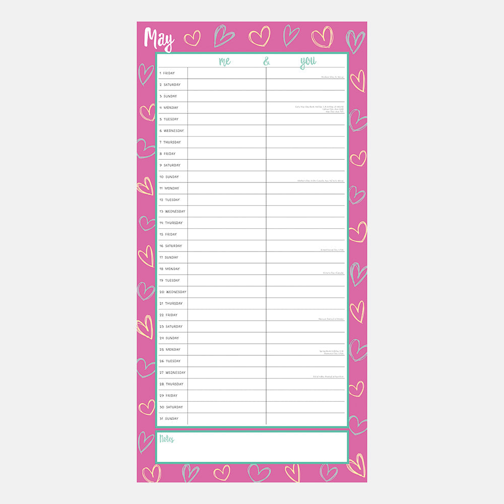 2026 Just the Two of Us - Square Wall Calendar