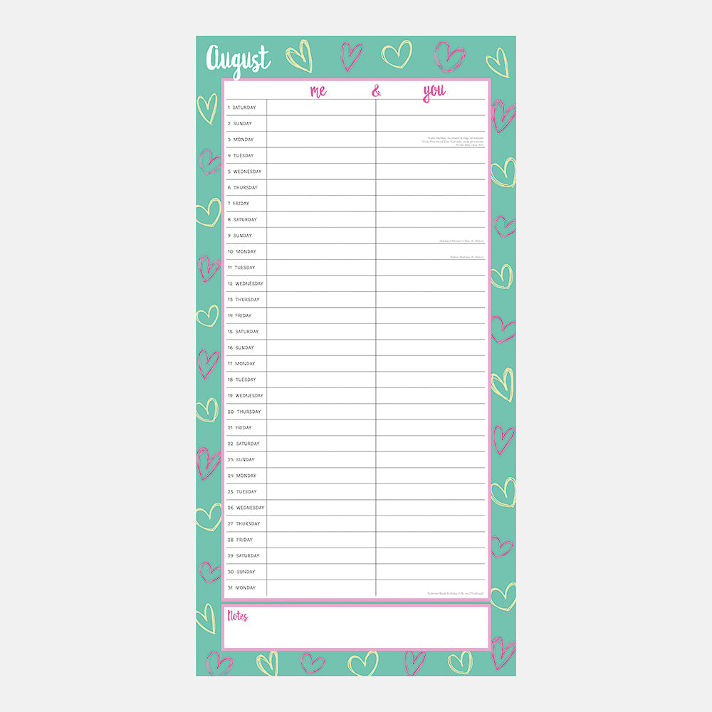 2026 Just the Two of Us - Square Wall Calendar