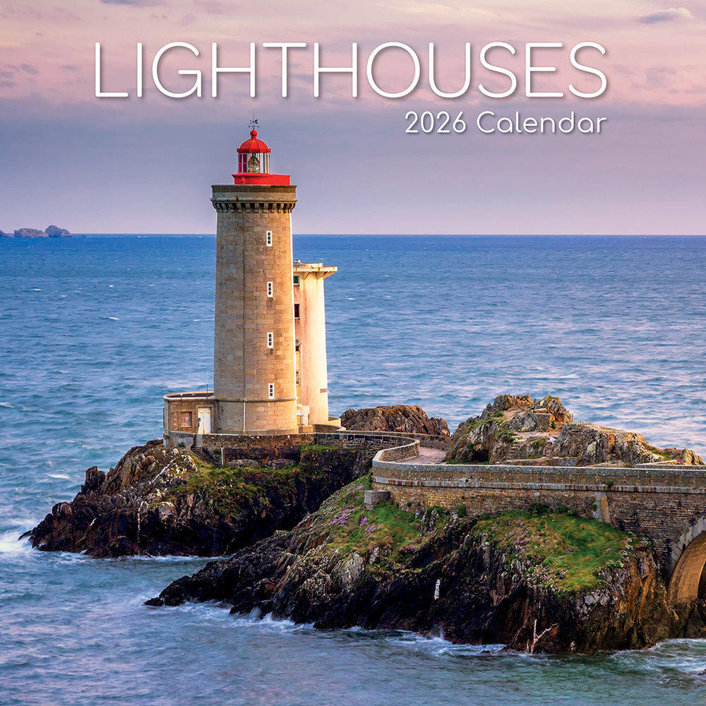 2026 Lighthouses - Square Wall Calendar