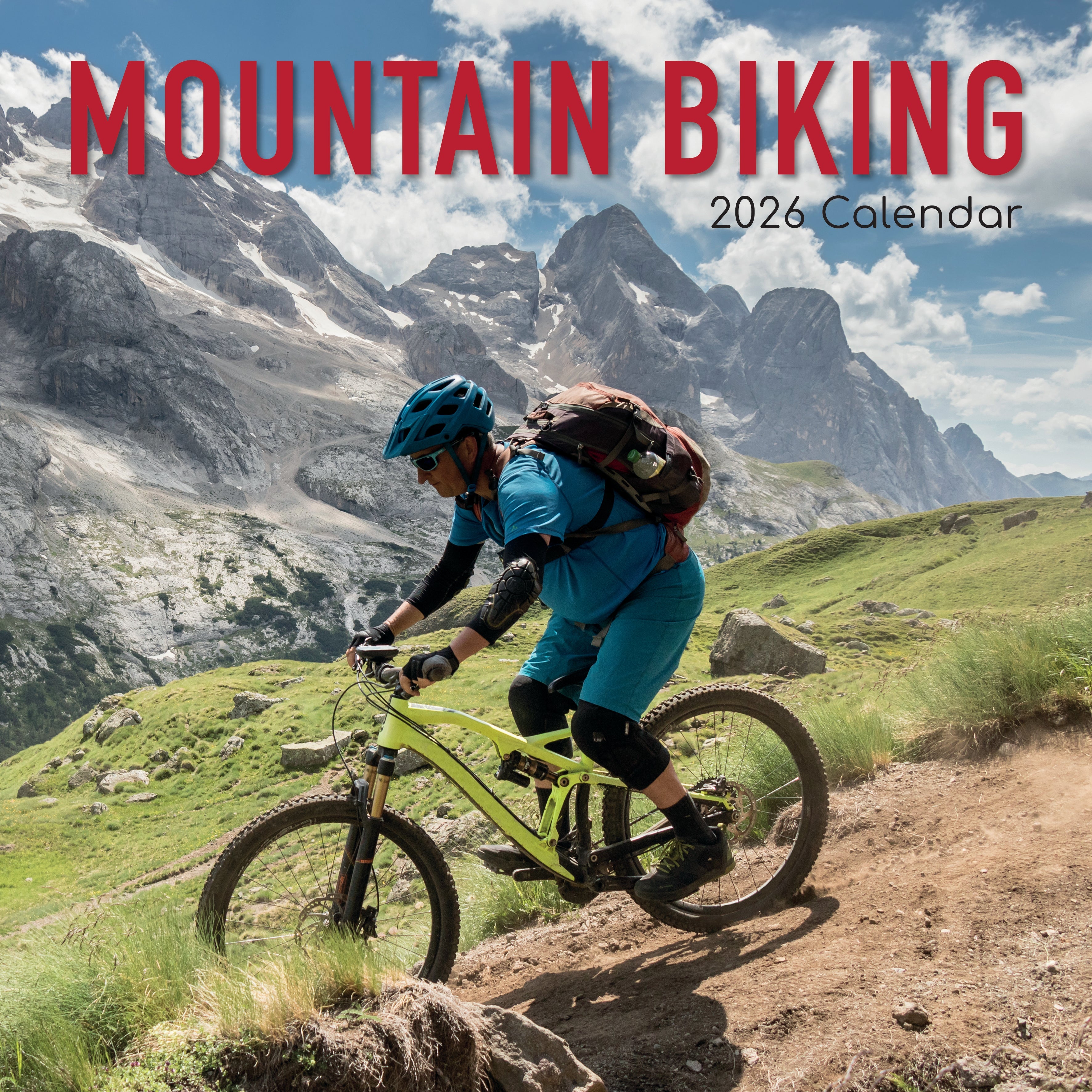 2026 Mountain Biking - Square Wall Calendar