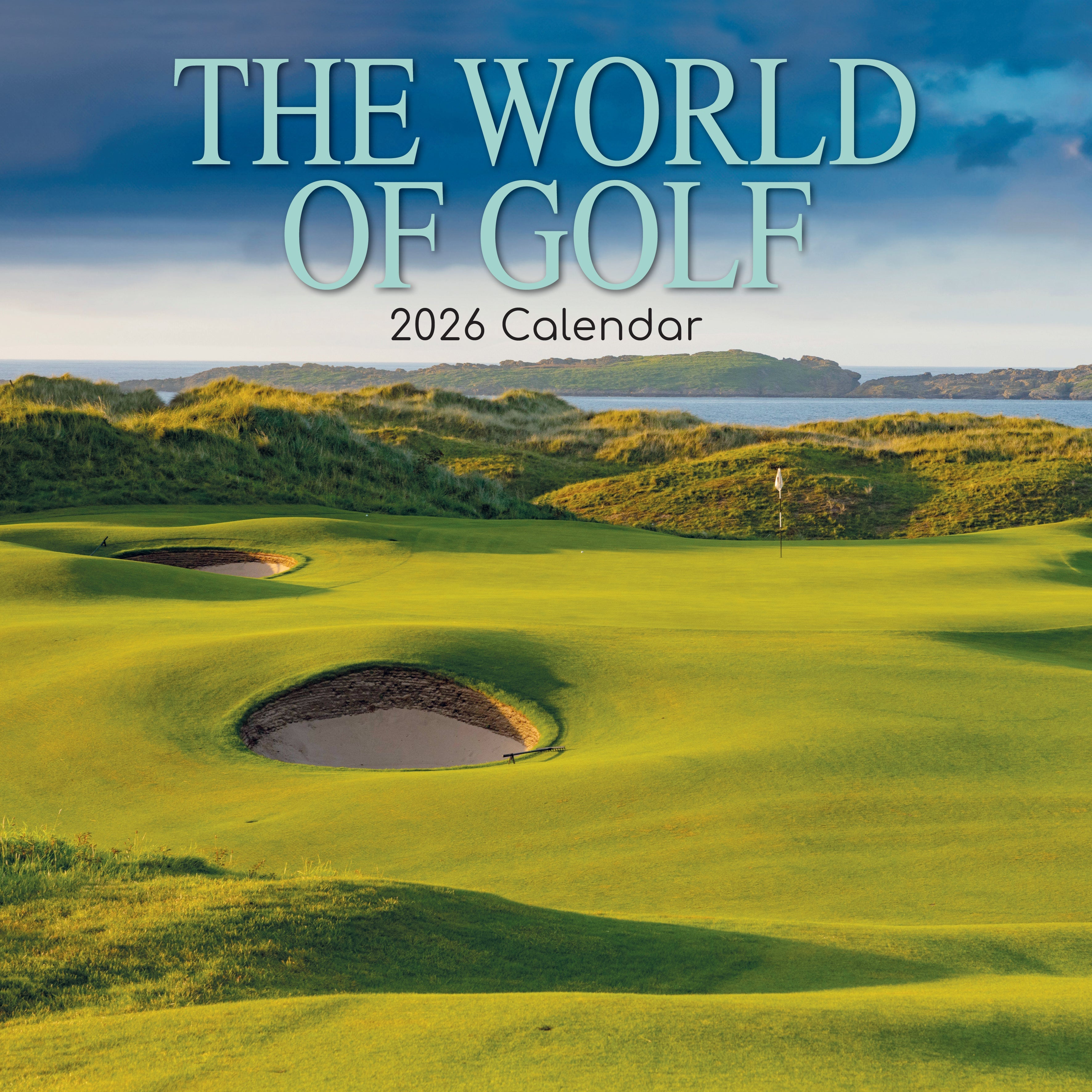 2026 The World of Golf - Square Wall Calendar