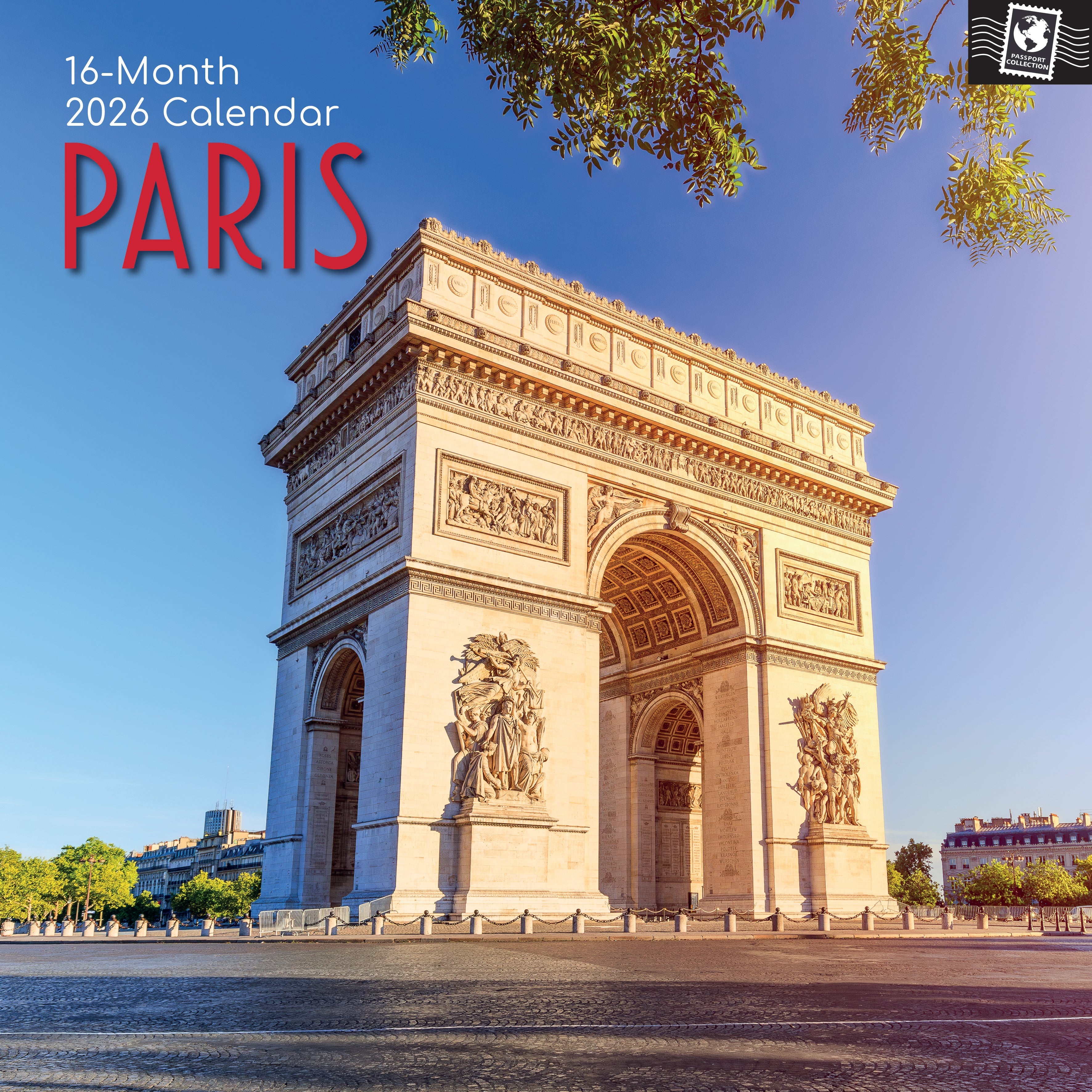 2026 Paris - Square Wall Calendar