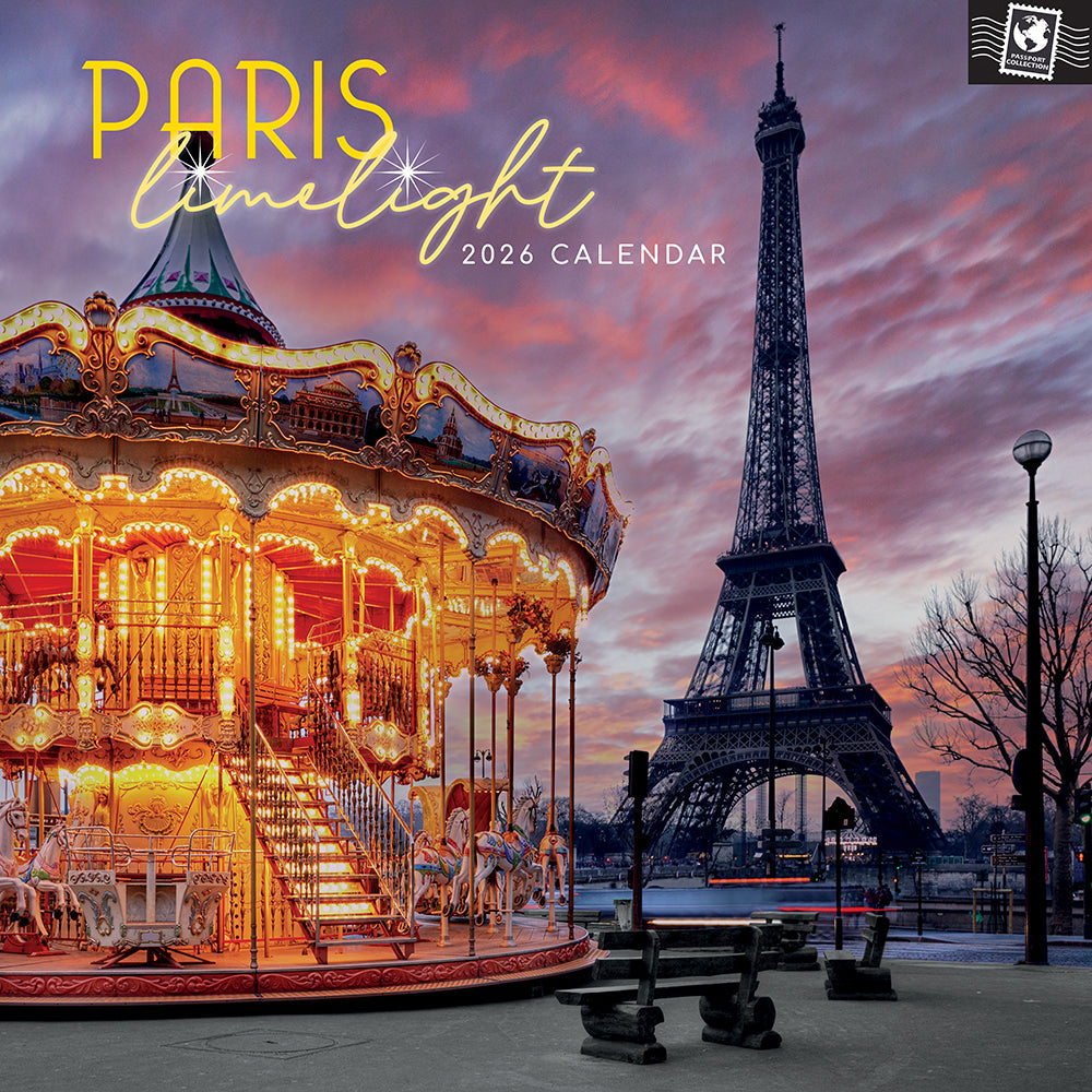2026 Paris Limelight - Square Wall Calendar