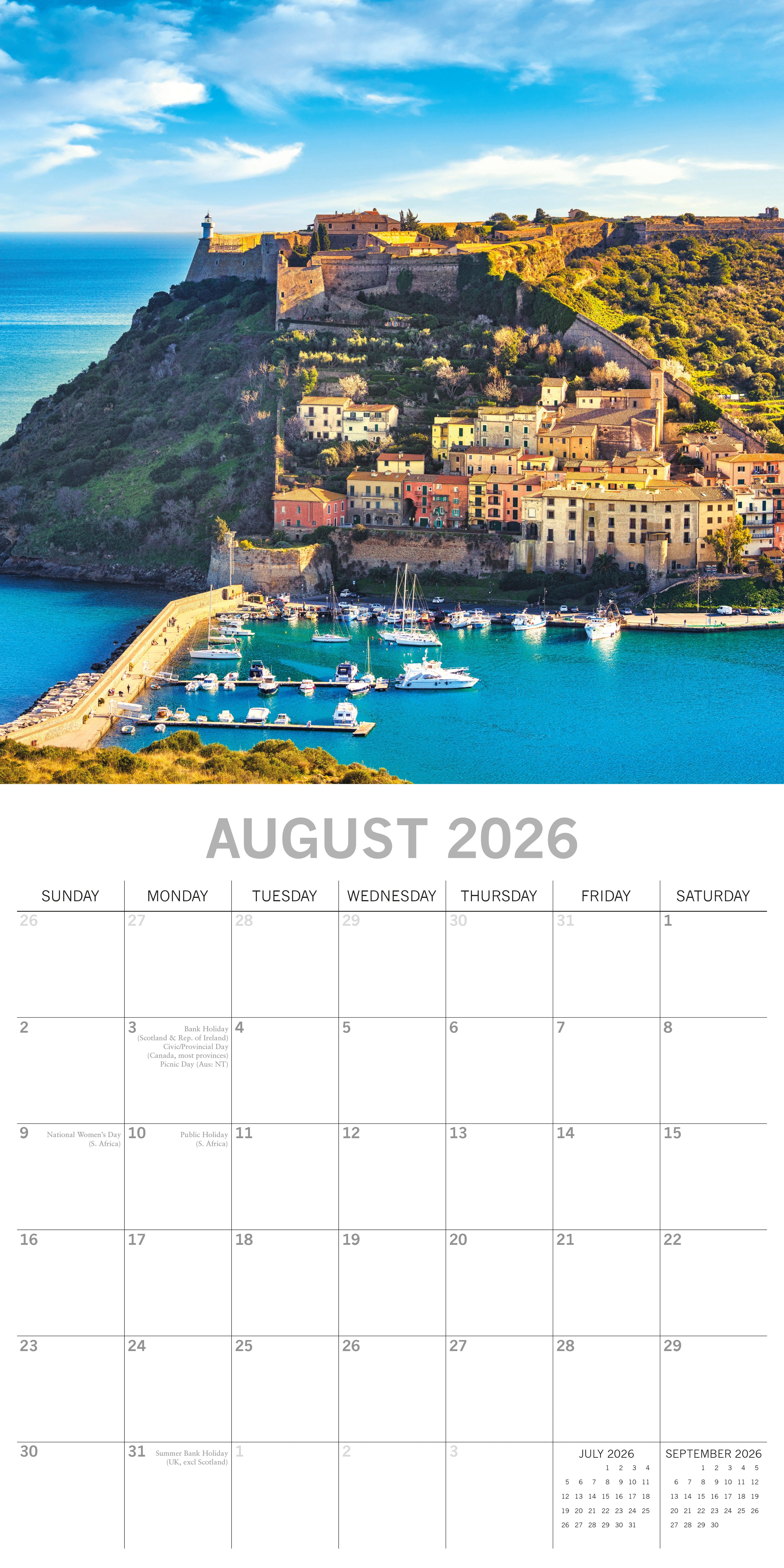2026 Tuscany - Square Wall Calendar