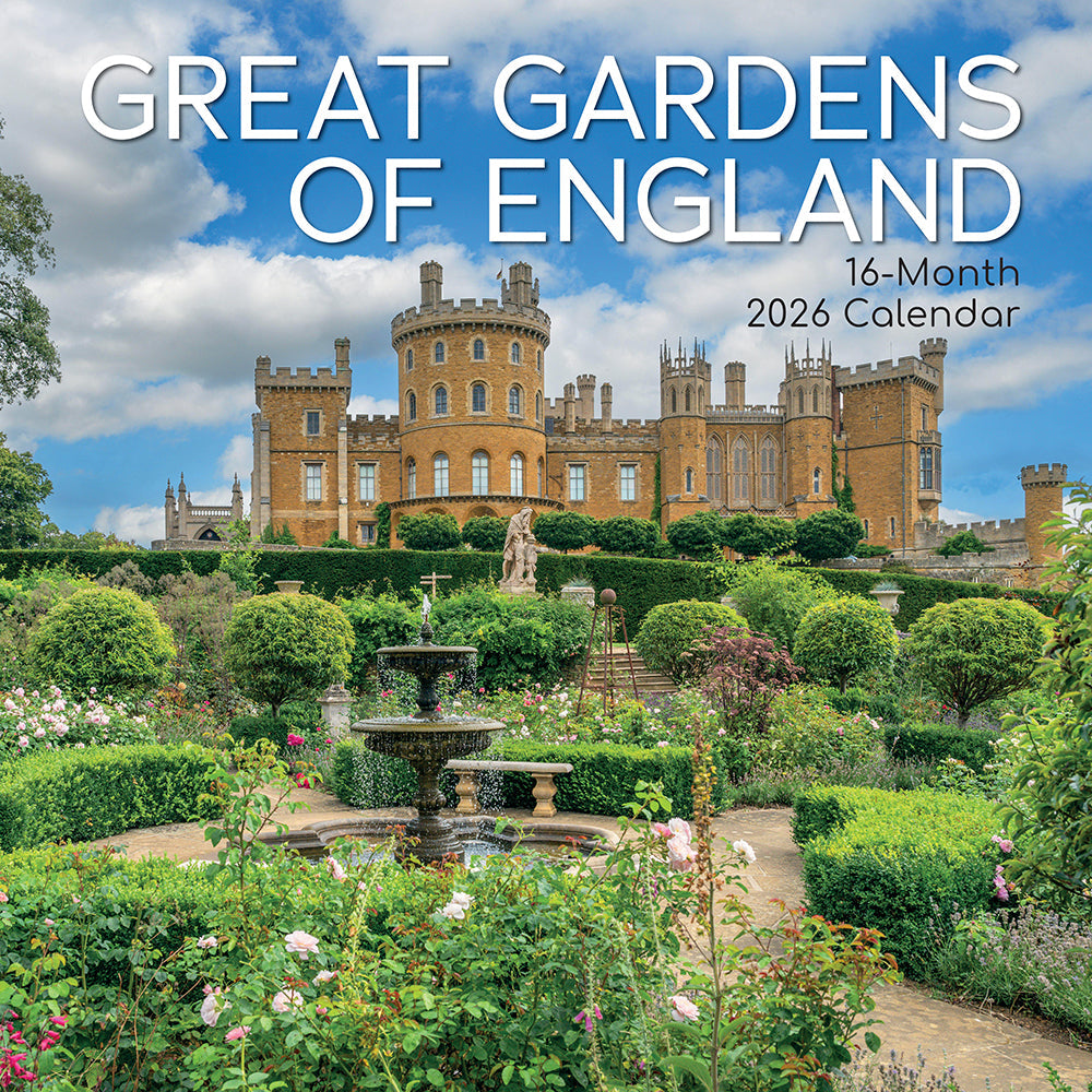 2026 Great Gardens of England - Square Wall Calendar