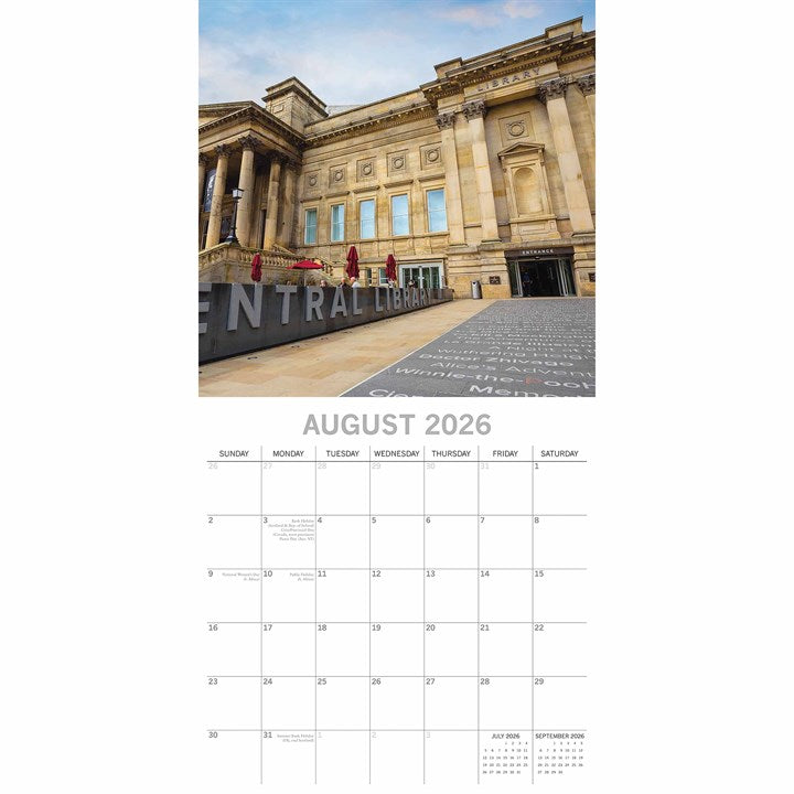 2026 Liverpool - Square Wall Calendar
