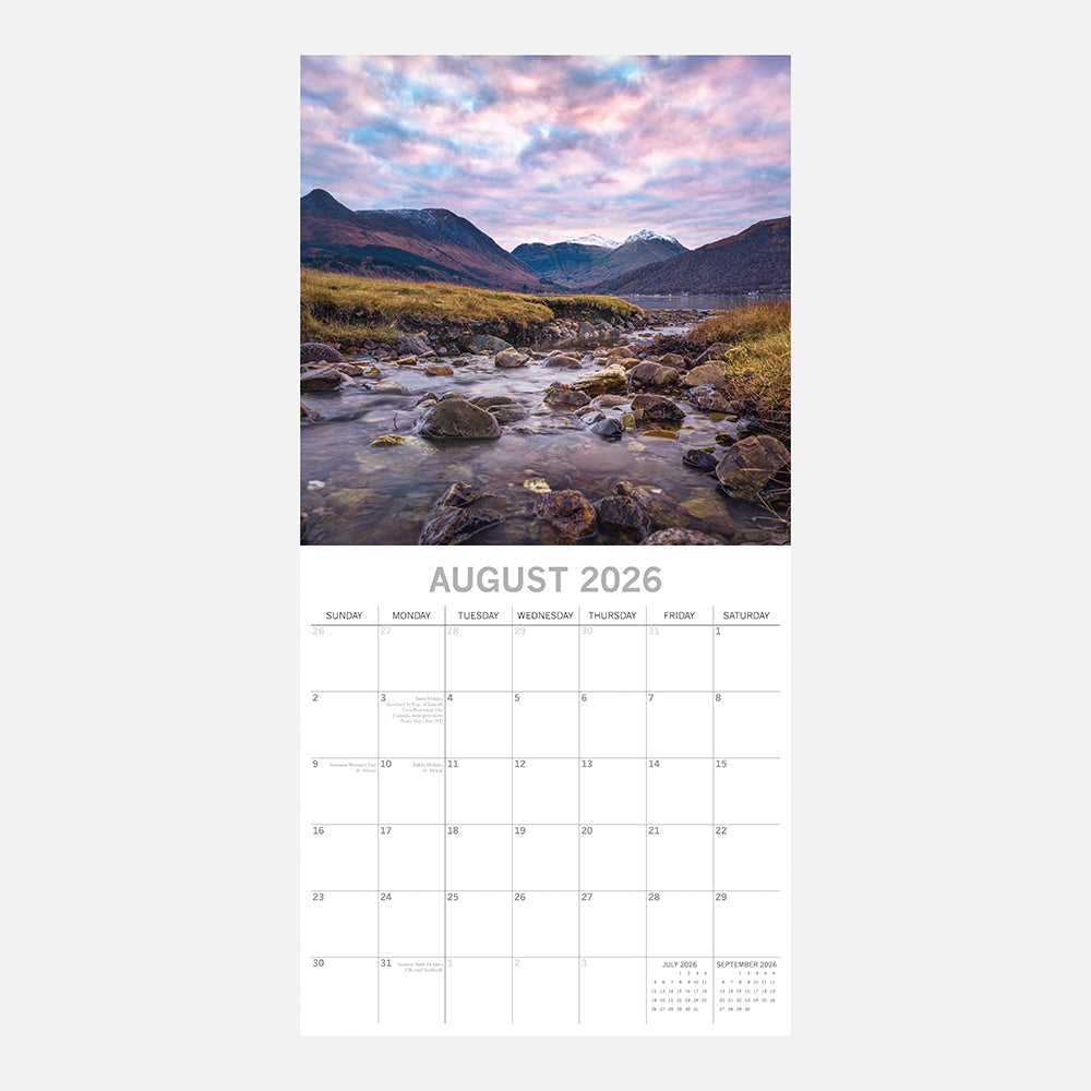 2026 Scotland - Square Wall Calendar