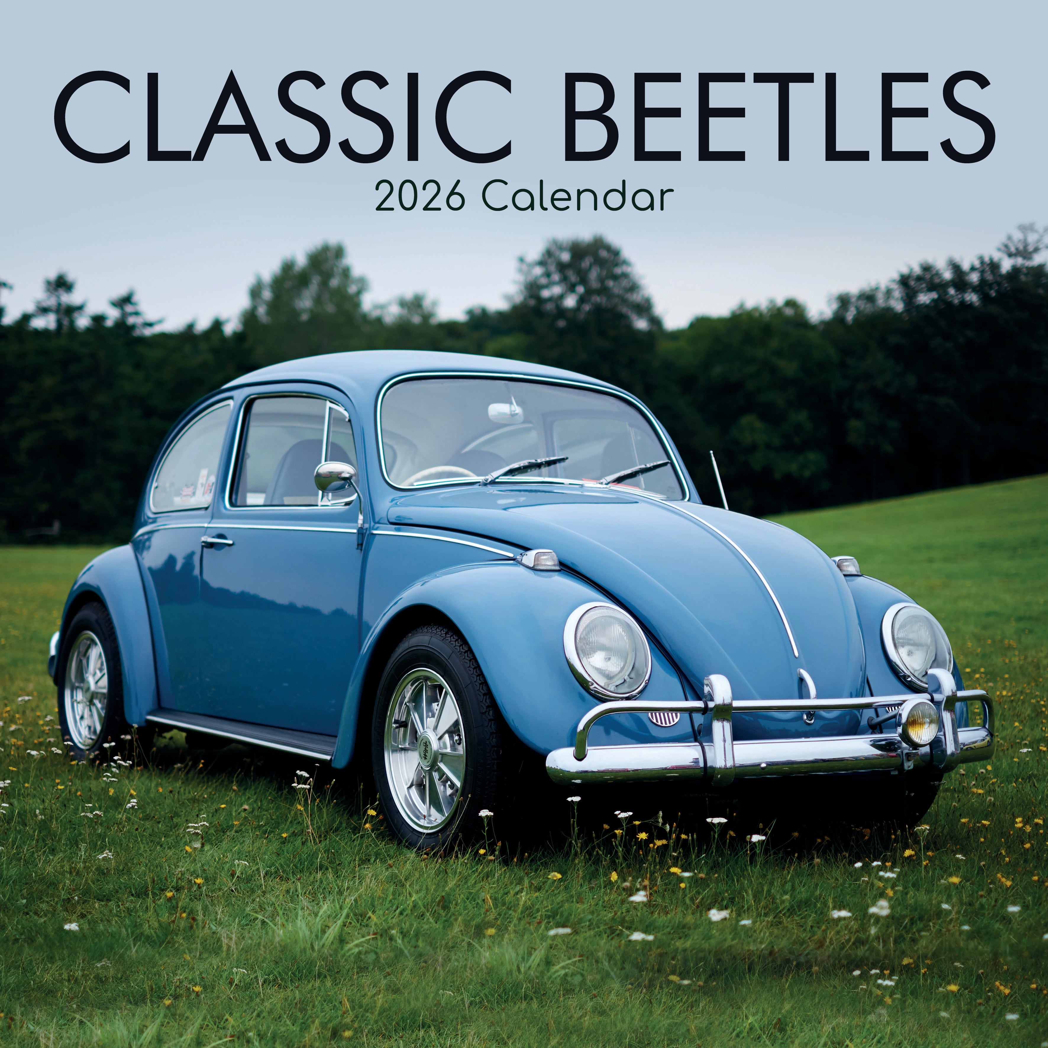 2026 Classic Beetles - Square Wall Calendar
