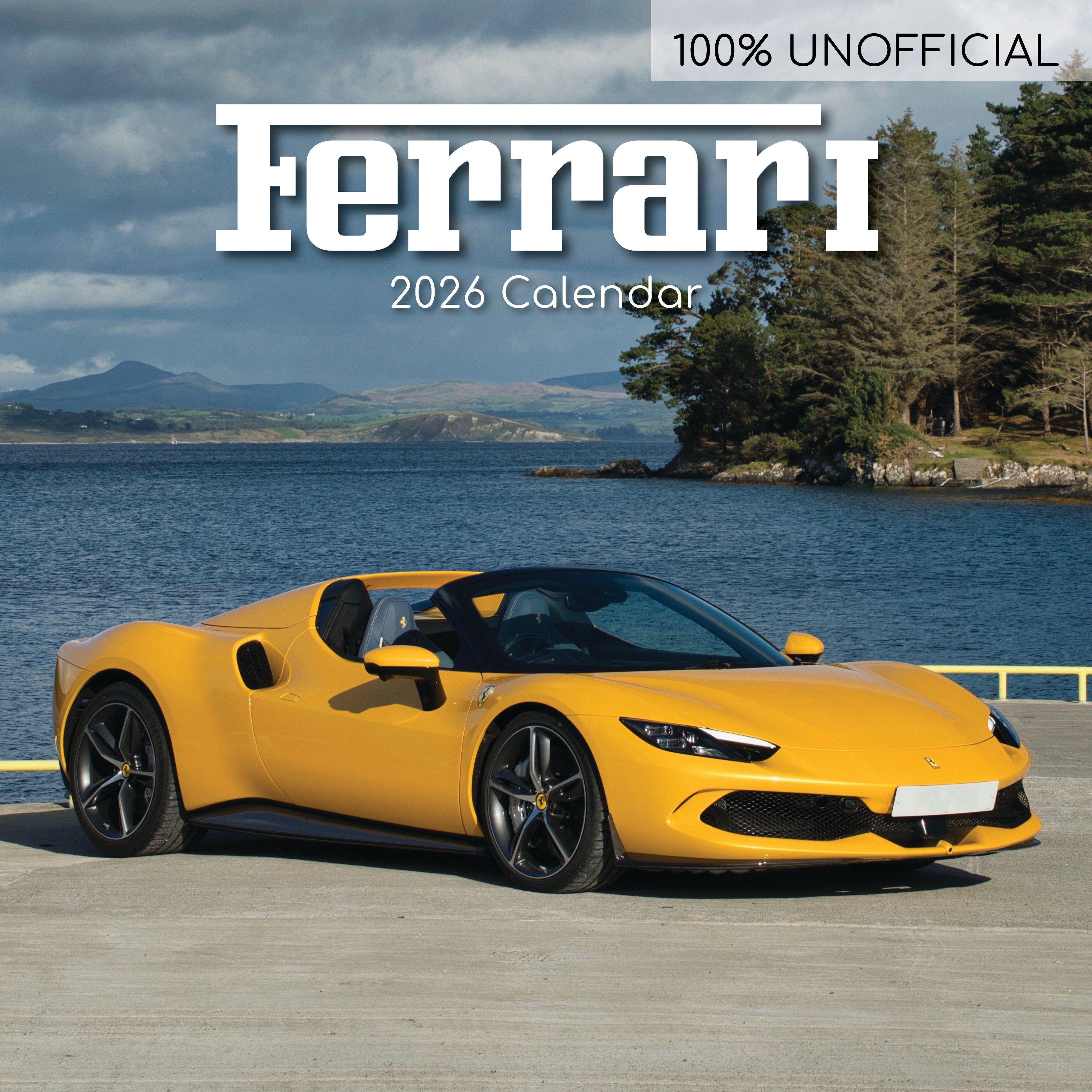 2026 Ferrari - Square Wall Calendar