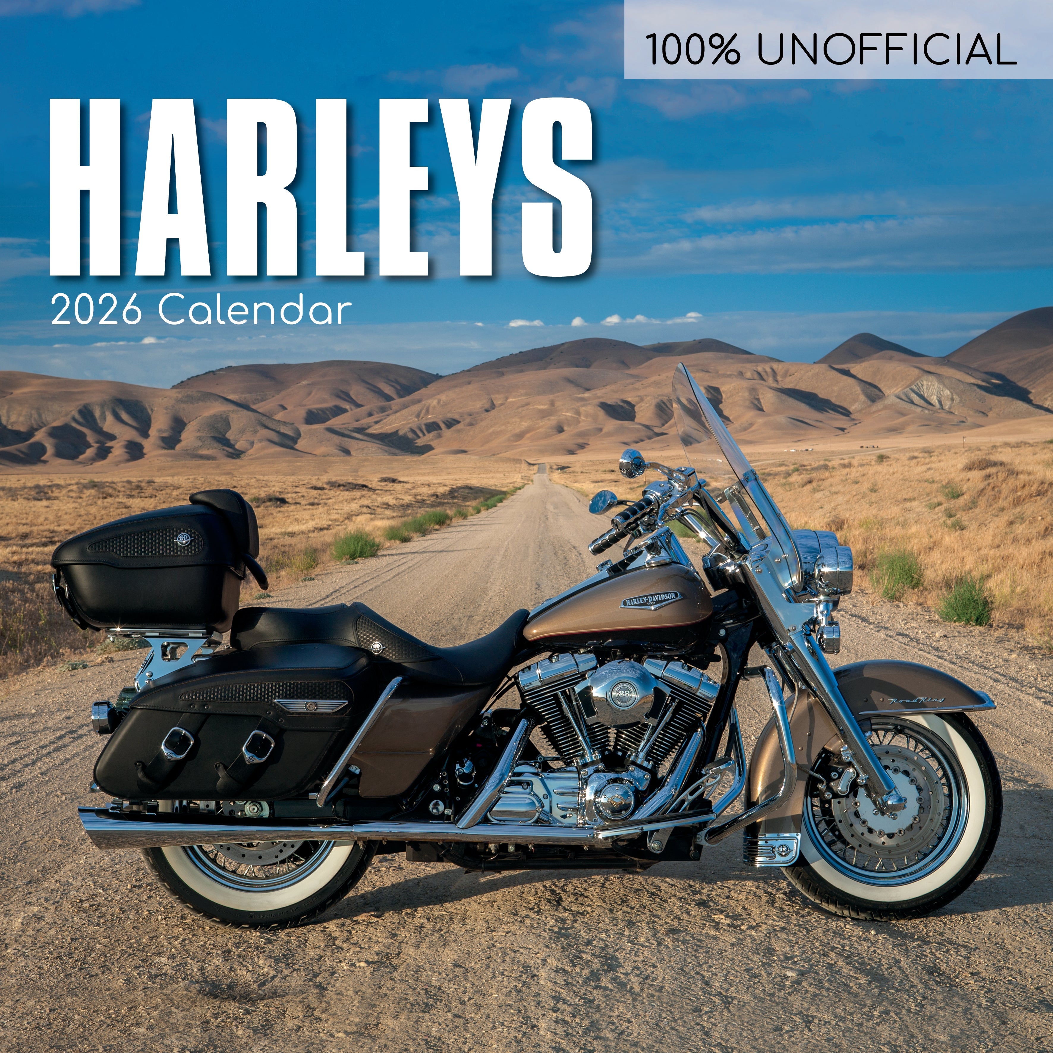 2026 Harleys - Square Wall Calendar