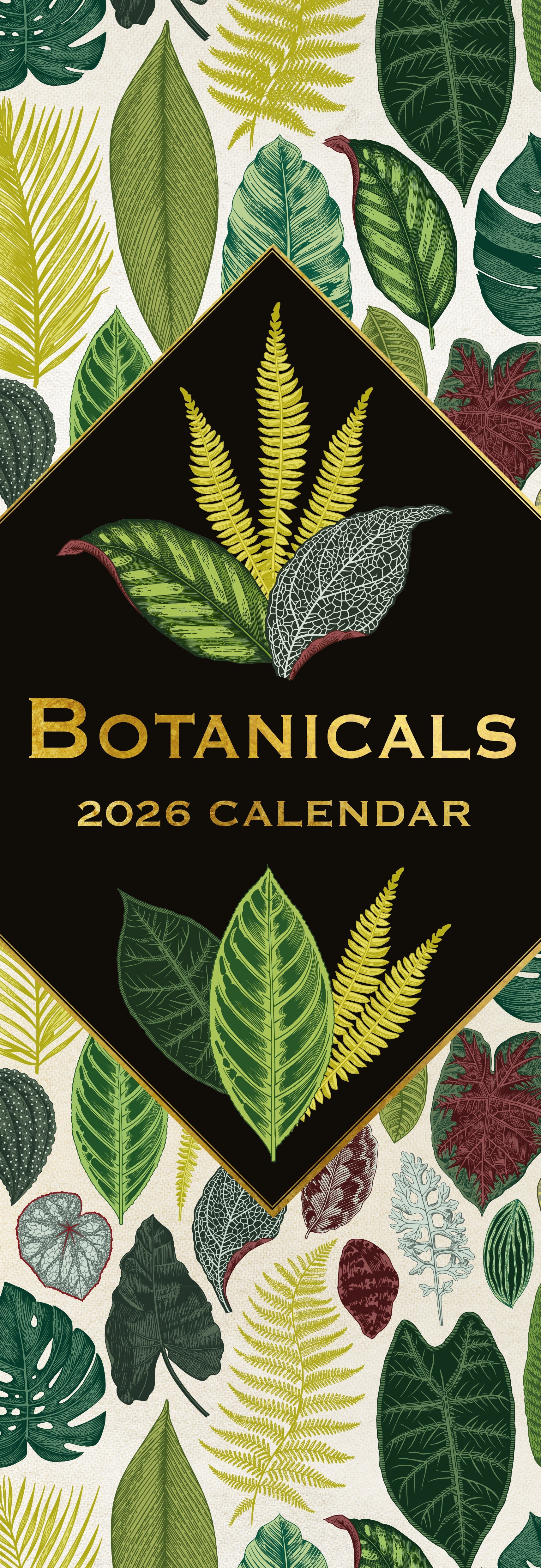 2026 Botanicals - Slim Wall Calendar
