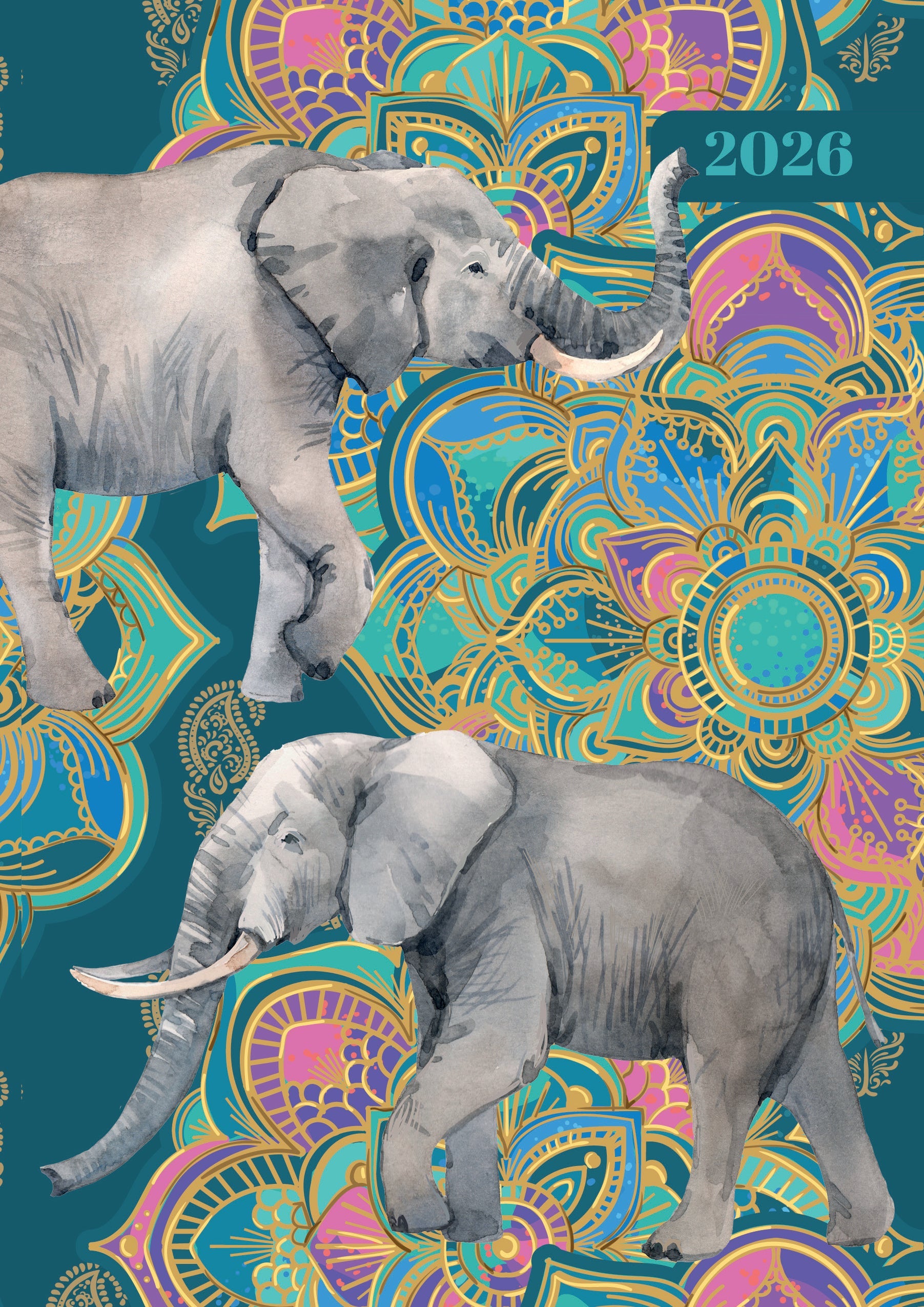 2026 Elephant Elegance - Weekly Diary/Planner