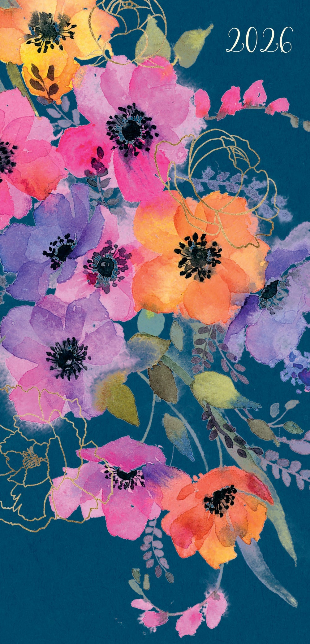 2026 Anemones - Weekly Pocket Diary/Planner