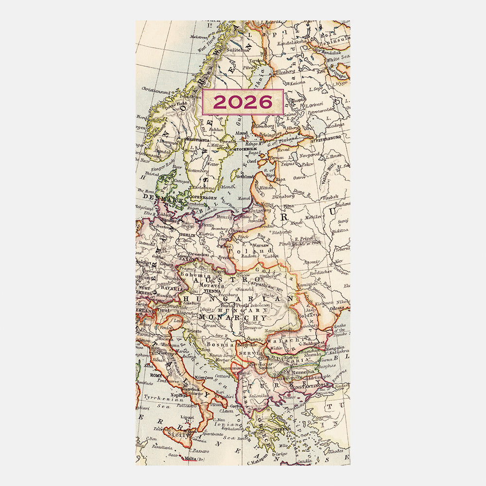 2026 Antique Maps - Weekly Pocket Diary/Planner