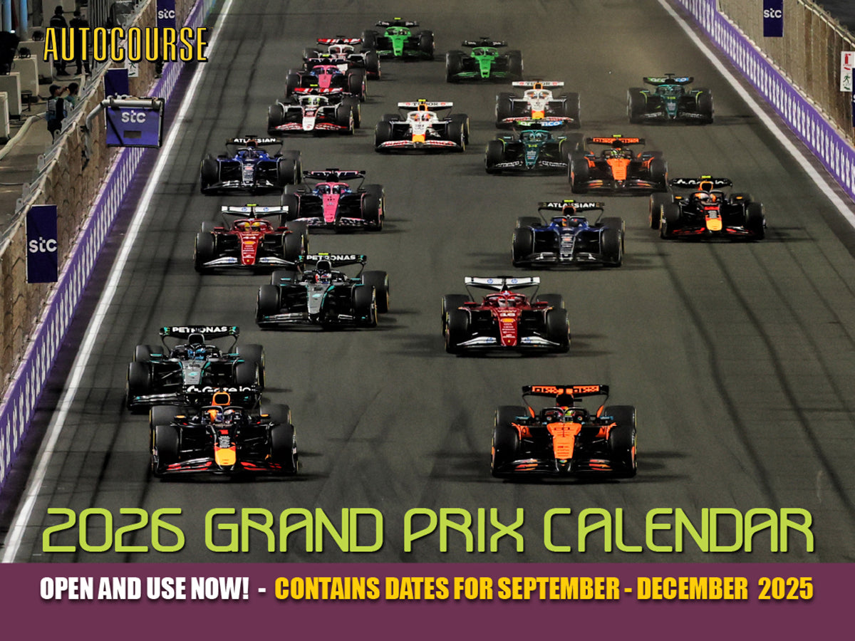 2026 Autocourse Grand Prix - Deluxe Wall Calendar