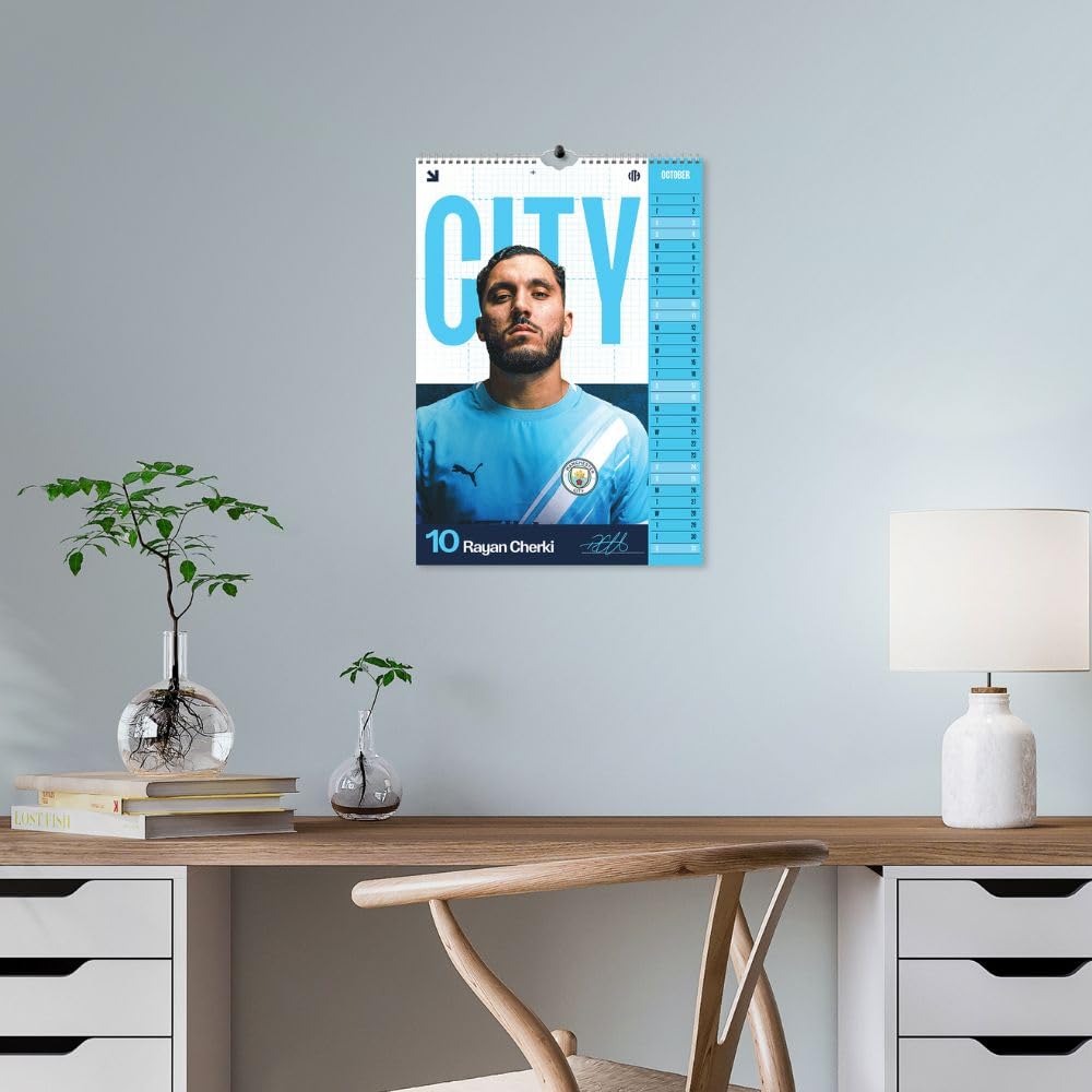 2026 Manchester City FC - A3 Wall Calendar