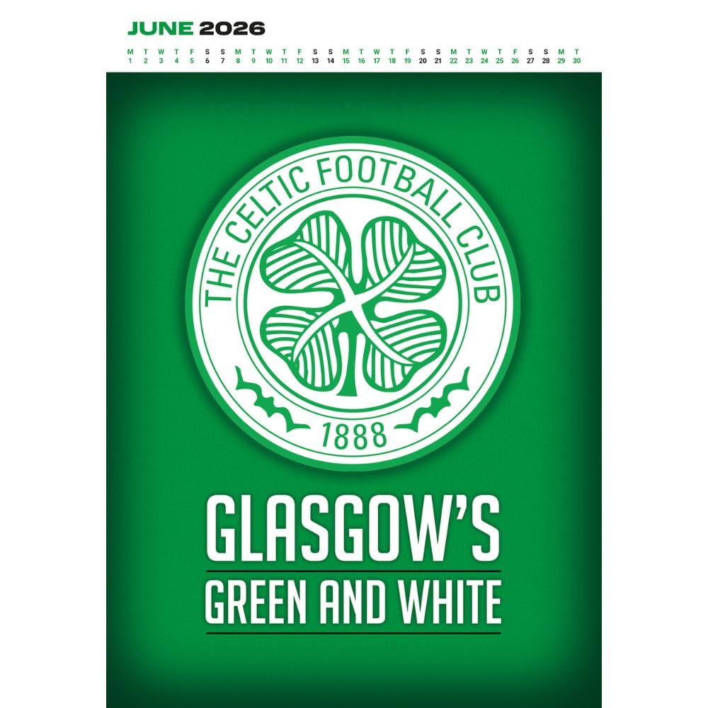 2026 Celtic FC - A3 Deluxe Wall Calendar