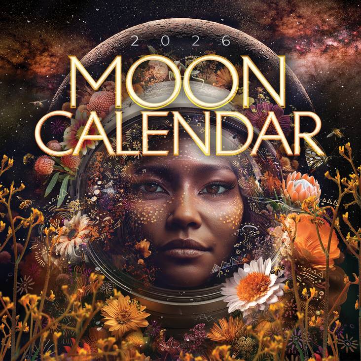 2026 Moon By Melanie Spears - Square Wall Calendar