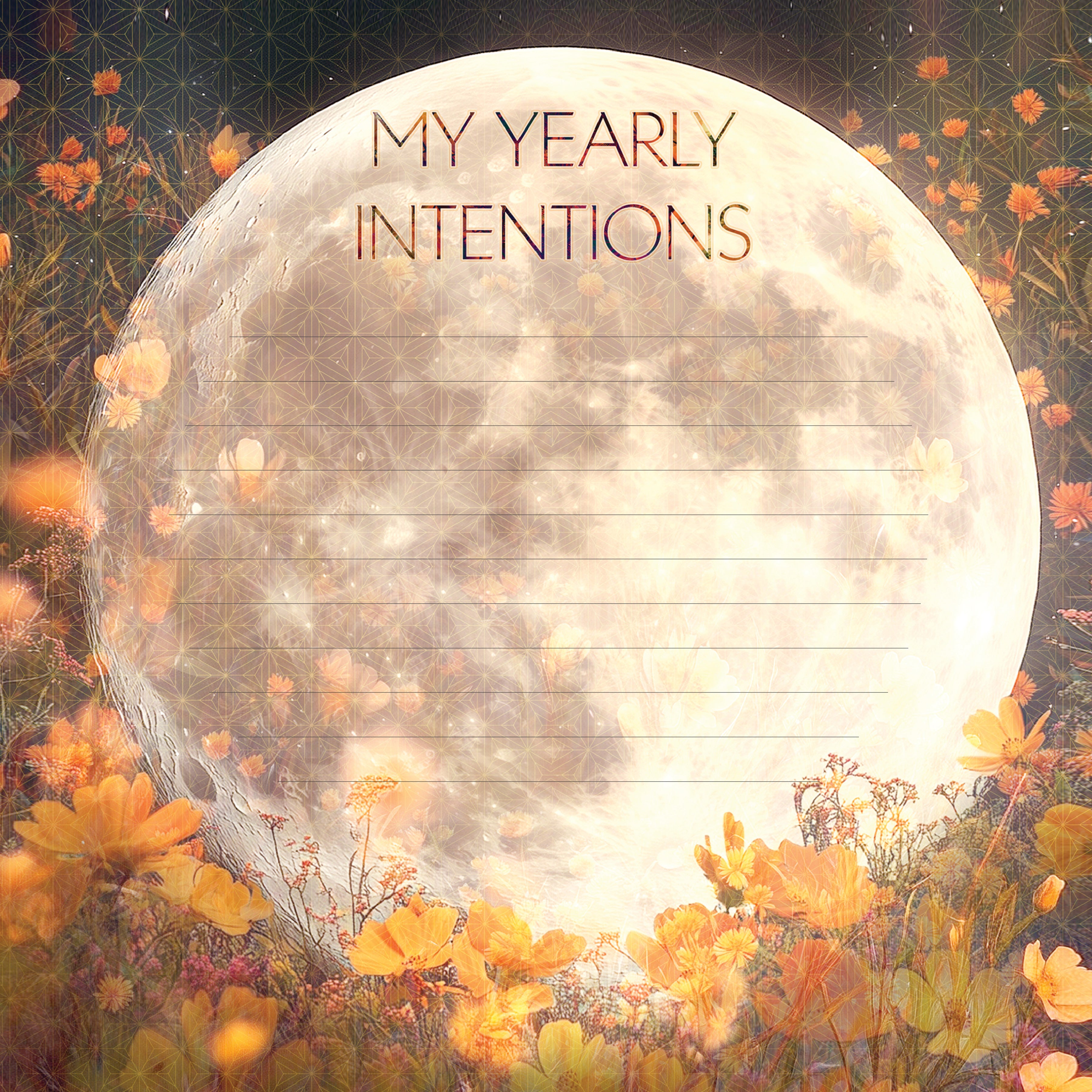 2026 Moon By Melanie Spears - Square Wall Calendar