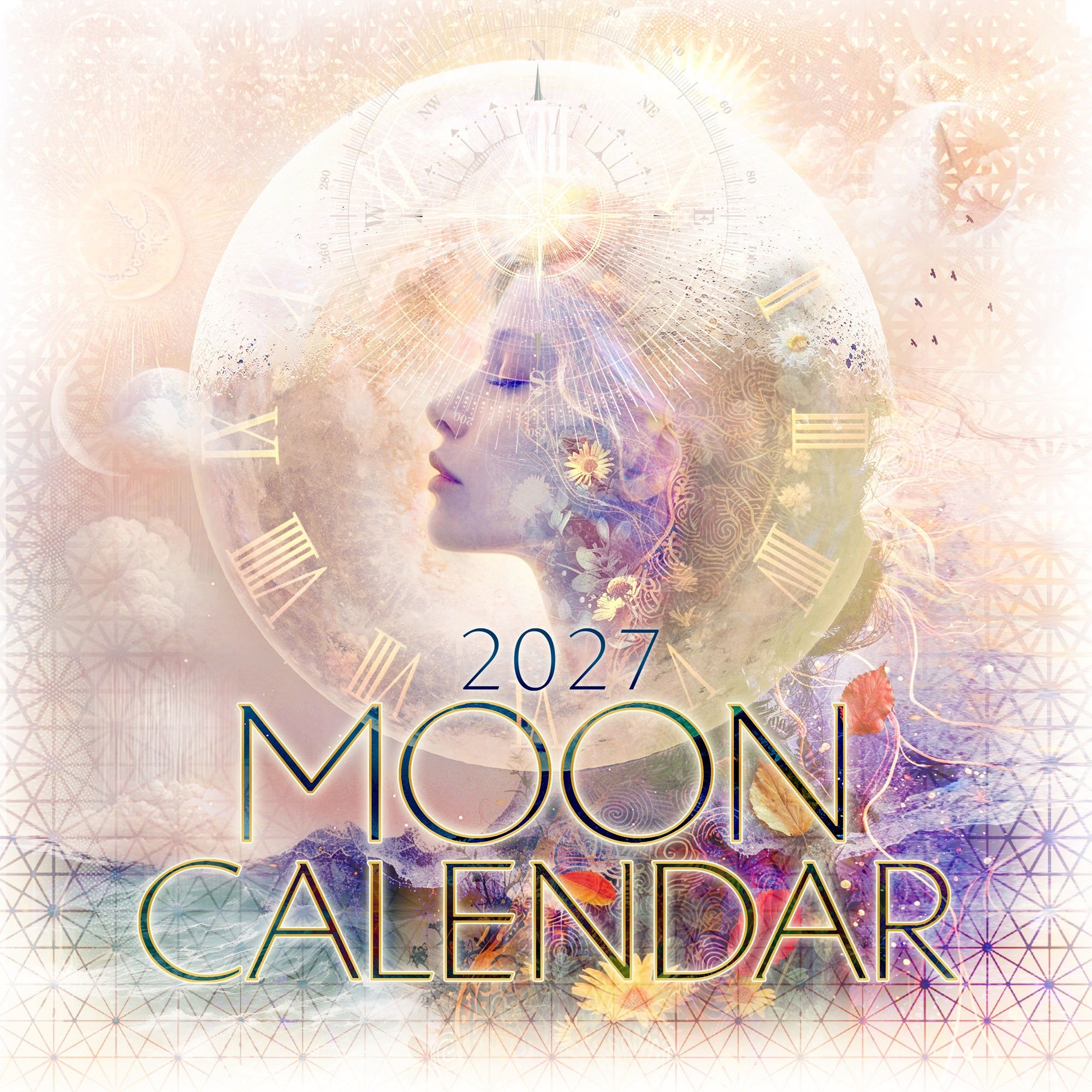 2027 Moon - Square Wall Calendar