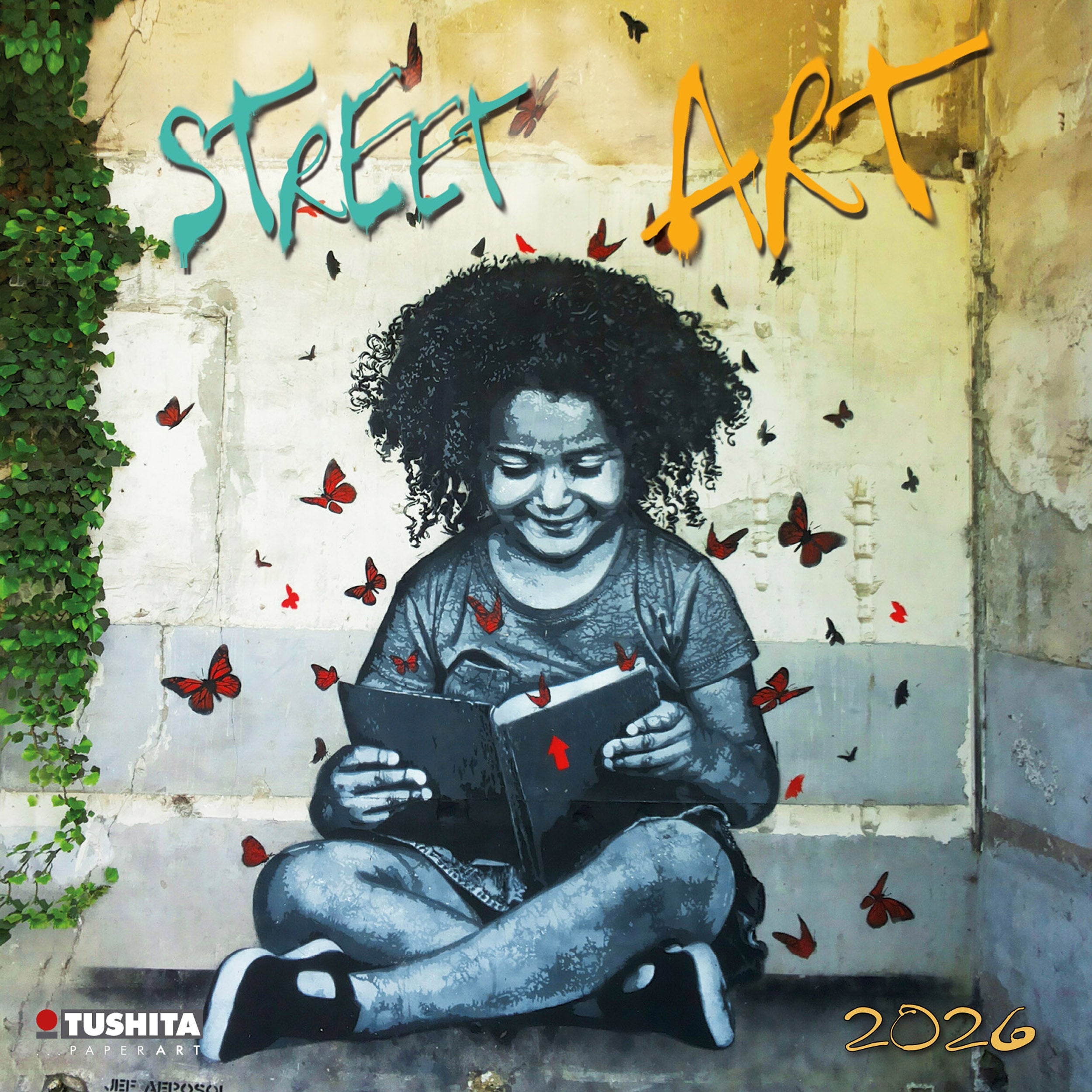 2026 World Street Art - Square Wall Calendar