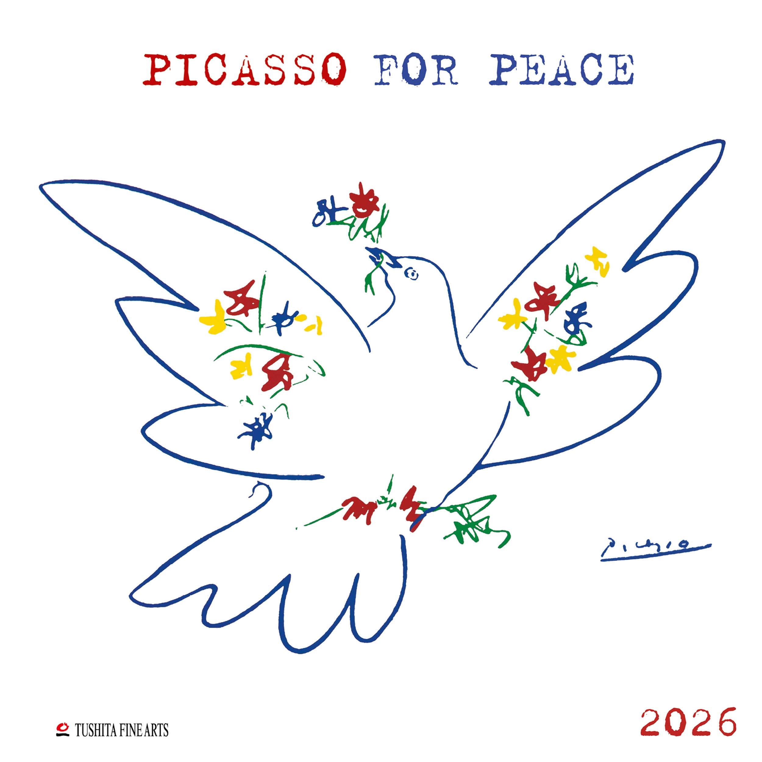 2026 Picasso For Peace - Square Wall Calendar