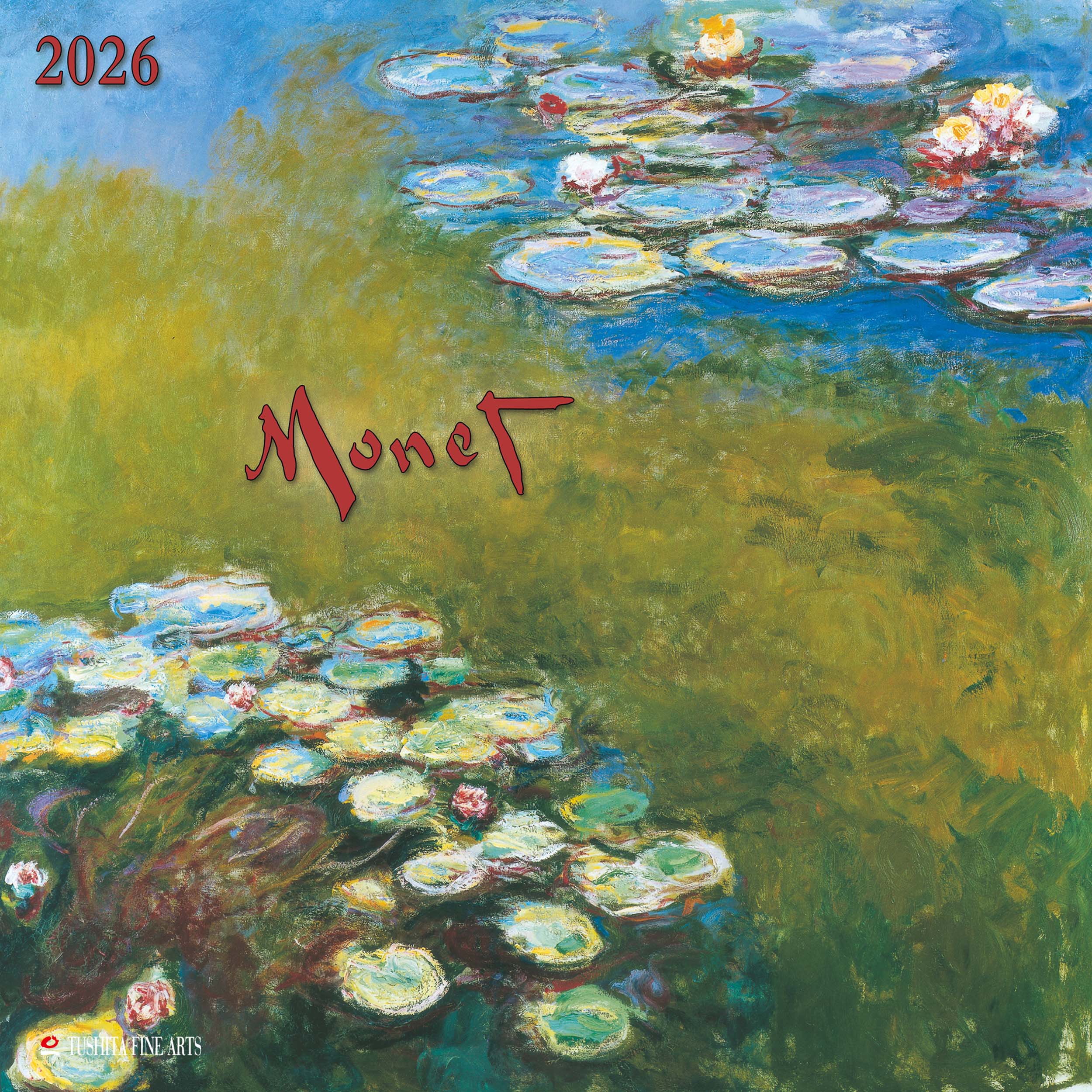 2026 Monet - Square Wall Calendar